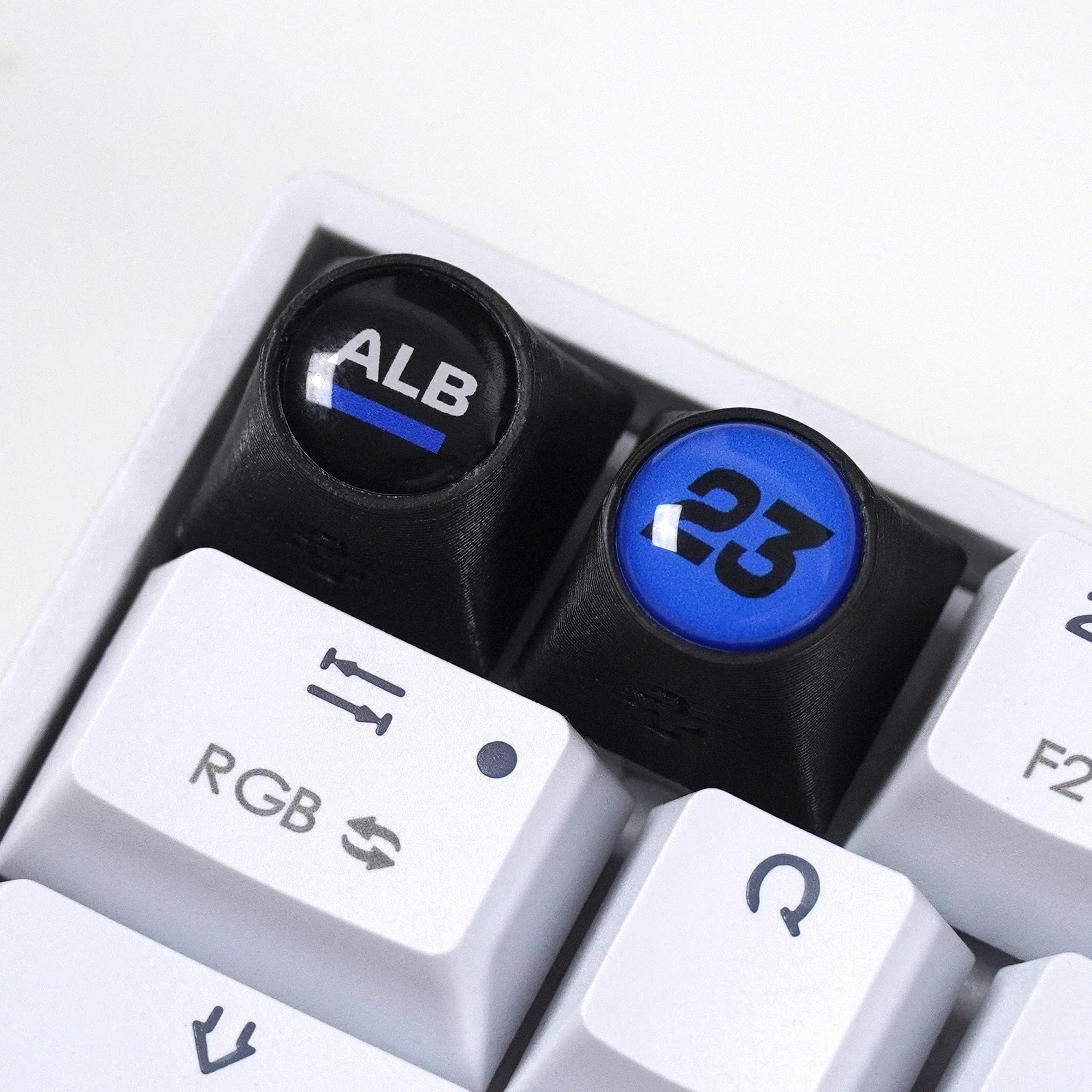 Keycap artisan F1 - biały + nr 23