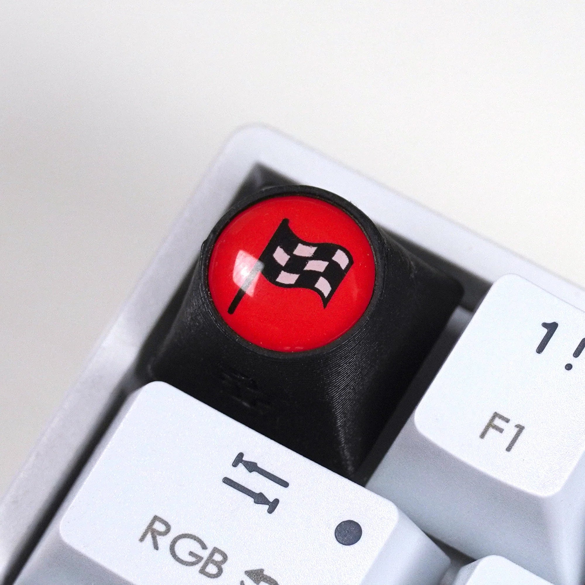 Keycap artisan F1 - BOX BOX - FLAG - DRS - FASTEST LAP