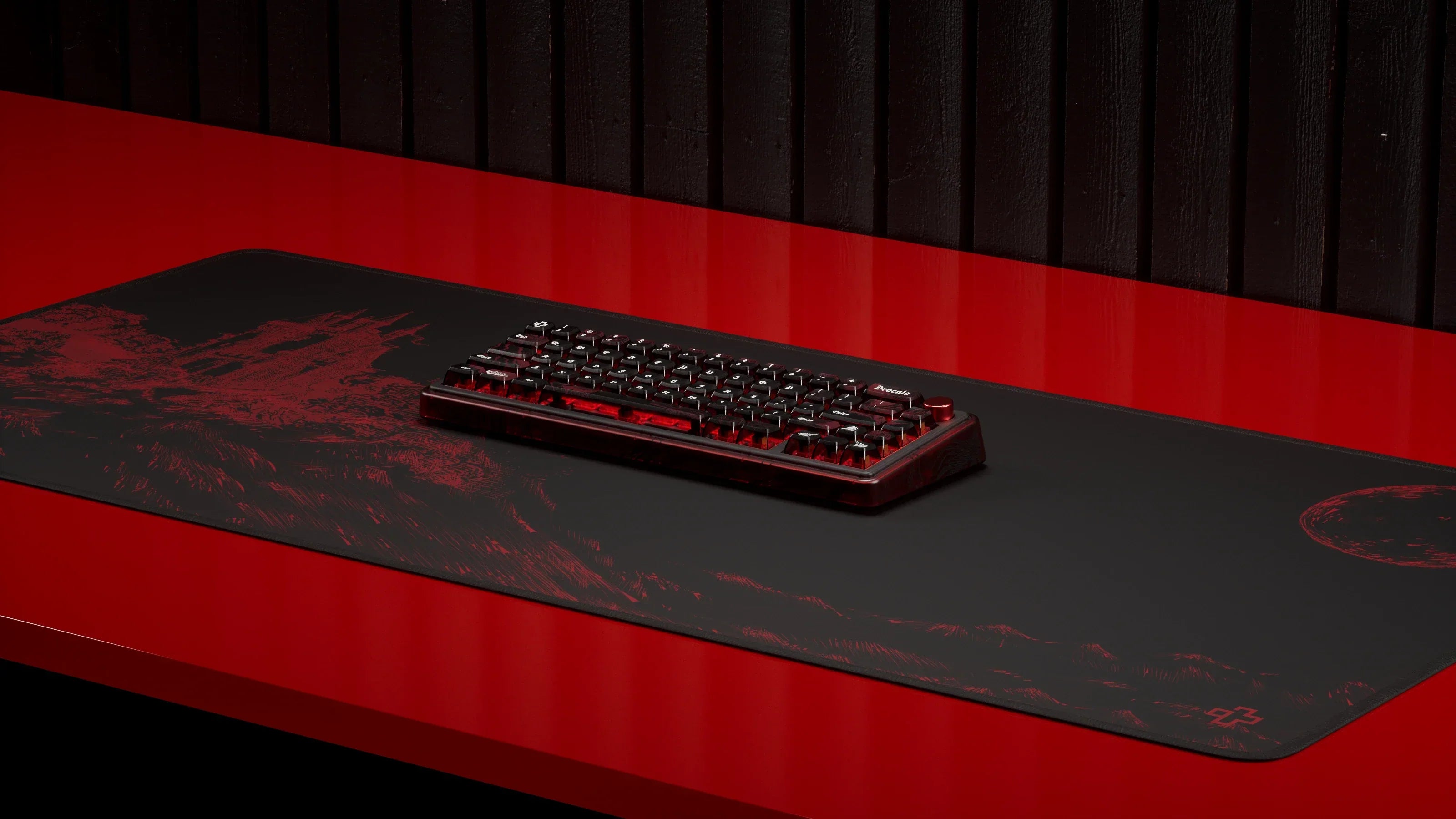 QwertyKey65 Pro Dracula - bezprzewodowa klawiatura mechaniczna gamingowa, Hotswap, RGB, VIA