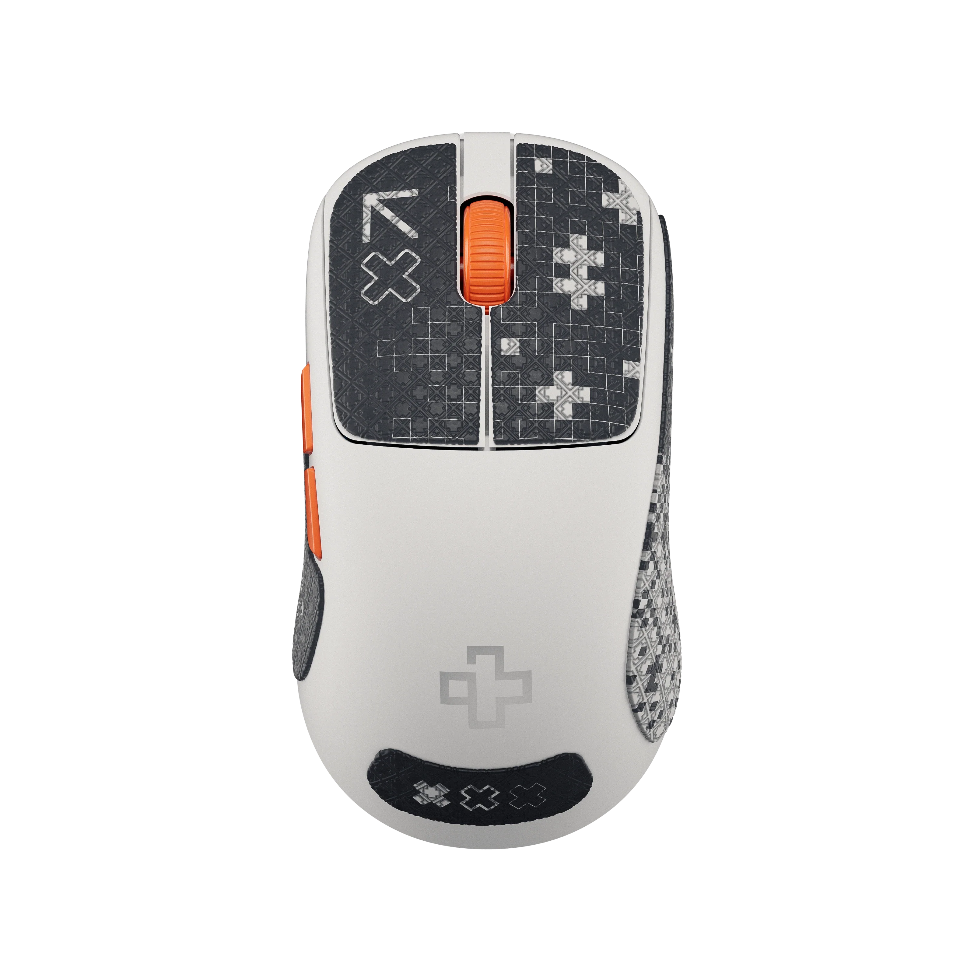 mysz Gaming QwertyKey Falcon biała 8K, 30.000 DPI, Bluetooth bezprzewodowa trio mode, Pixart 3950