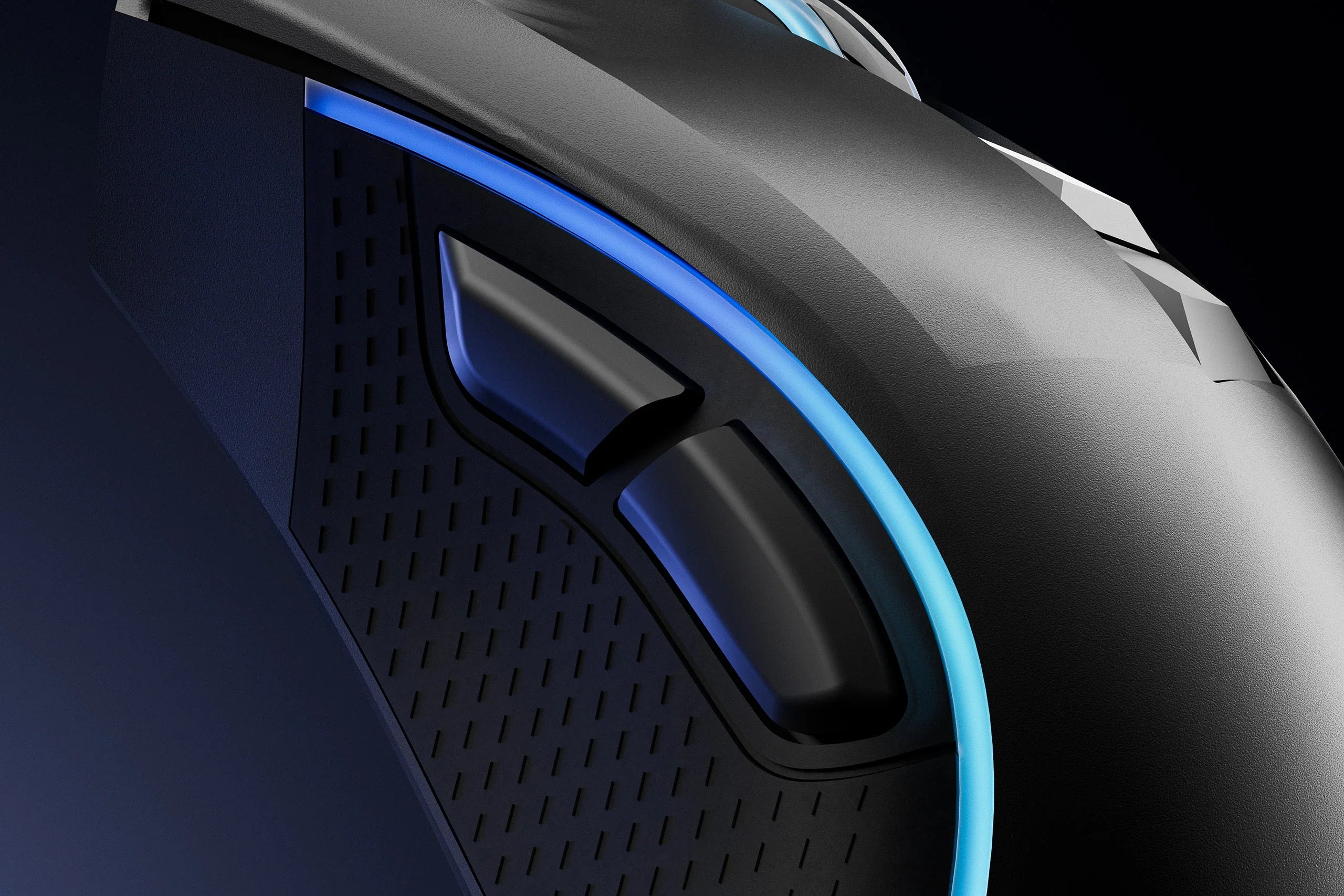mysz Gaming QwertyKey Forge czarna, RGB, 12.000 DPI, z oprogramowaniem