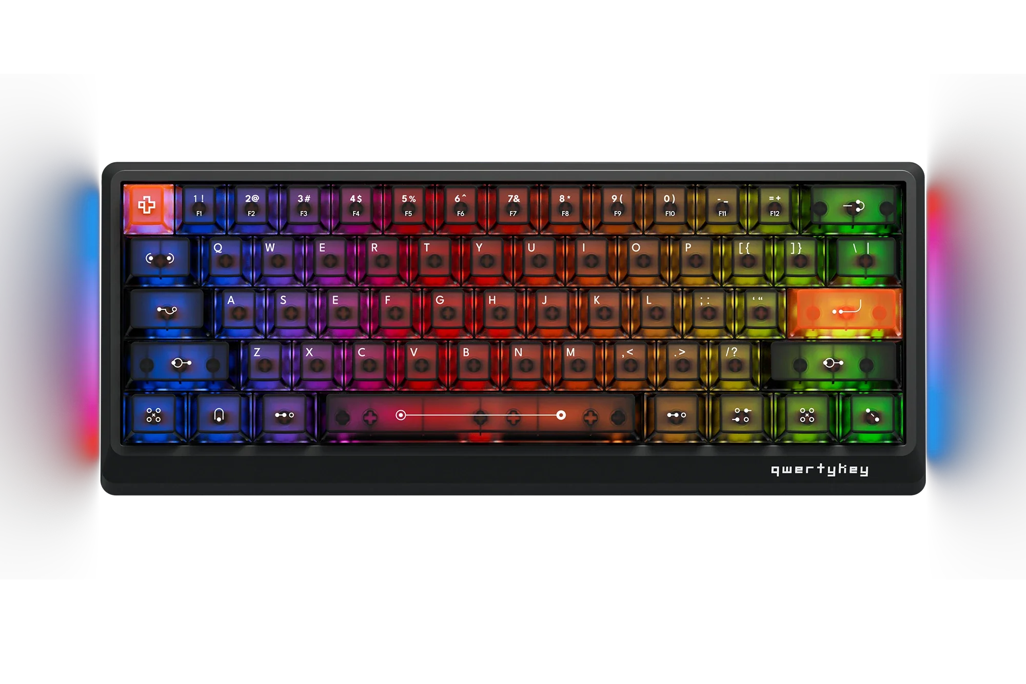 QK61 HE Phantom Czarna – Klawiatura Gamingowa Hall Effect z Rapid Trigger, RGB, Magnetycznymi Przełącznikami i Snap Tap