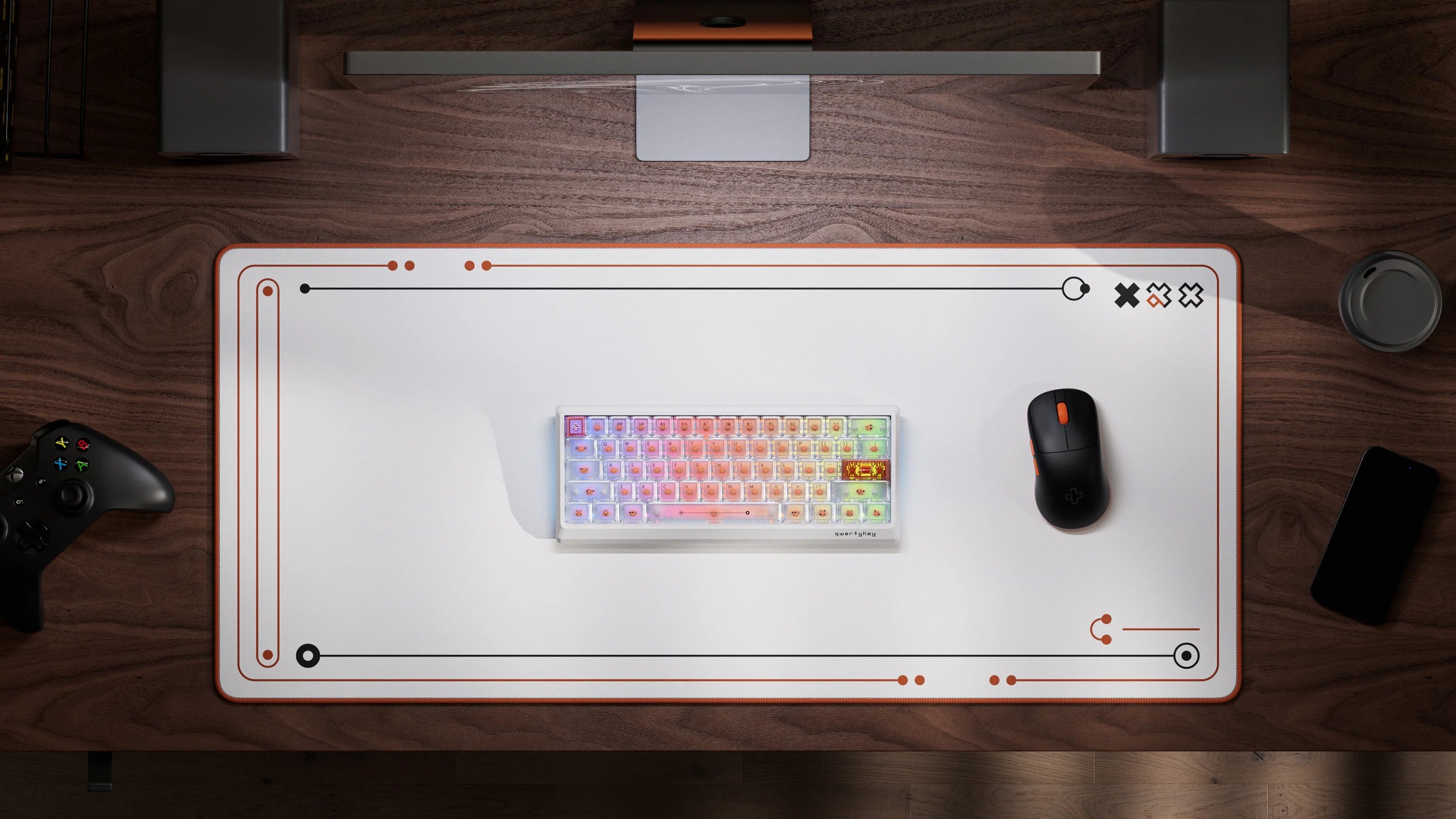 QK61 HE Phantom Biała – Klawiatura Gamingowa Hall Effect z Rapid Trigger, RGB, Magnetycznymi Przełącznikami i Snap Tap