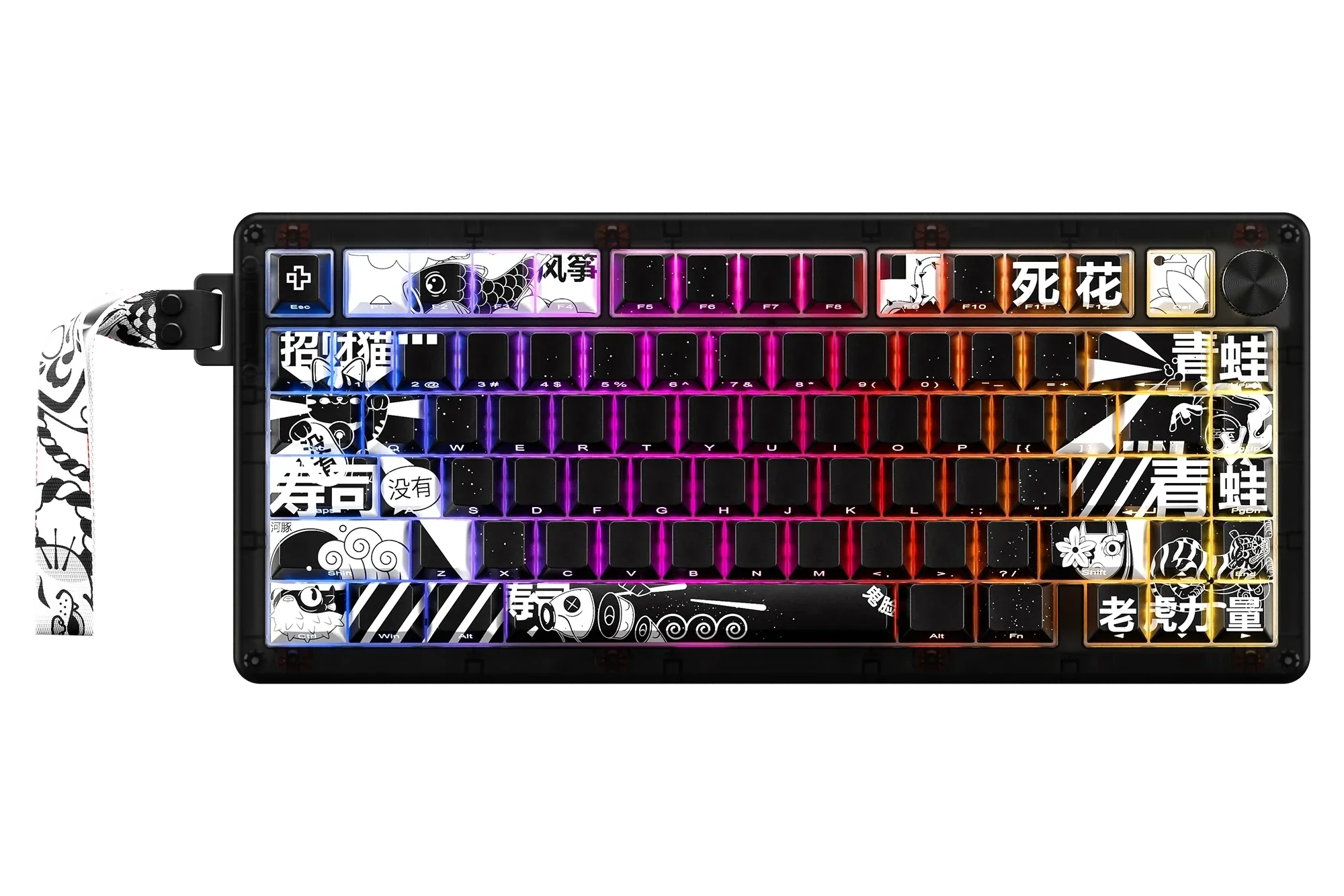 QwertyKey75 HE Momo - Hall Effect, Rapid Trigger, RGB, Snap Tap, Przełączniki Magnetyczne