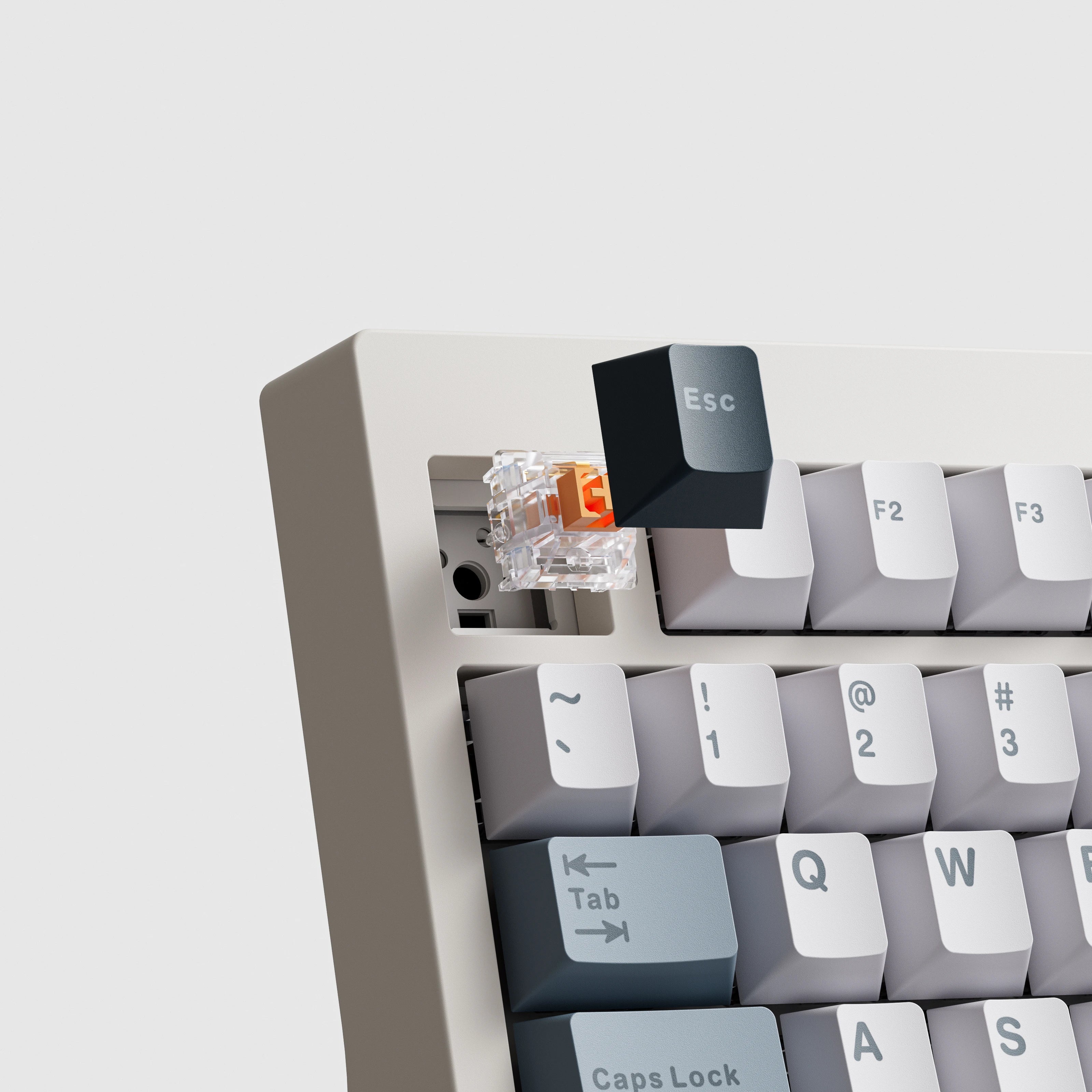 QwertyKey75 Pro V2 biała Web Software - bezprzewodowa klawiatura mechaniczna gamingowa, Hotswap, RGB, gasket mount