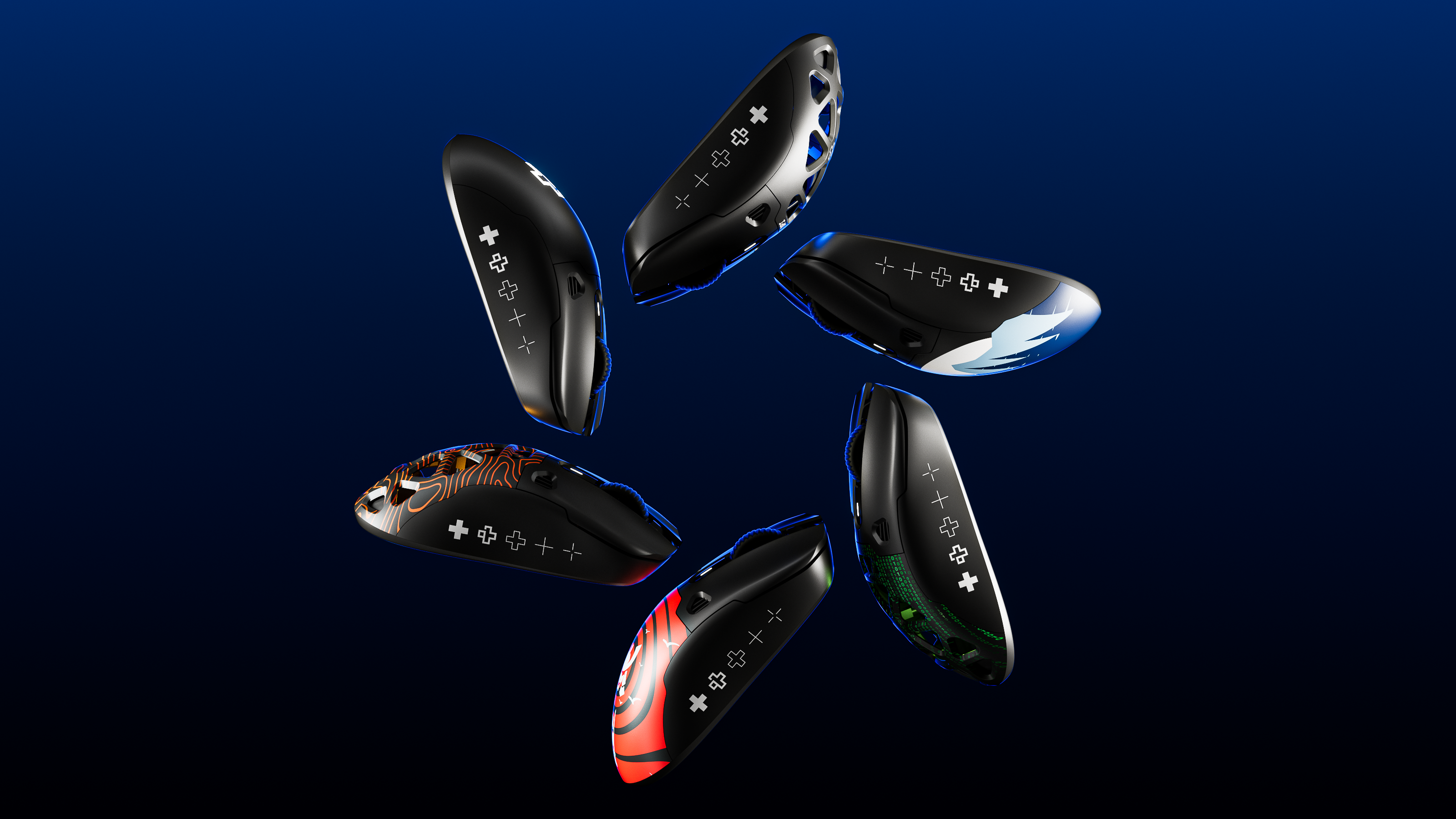 mysz QwertyKey QKM1 bezprzewodowa Bluetooth Charging Dock czarna