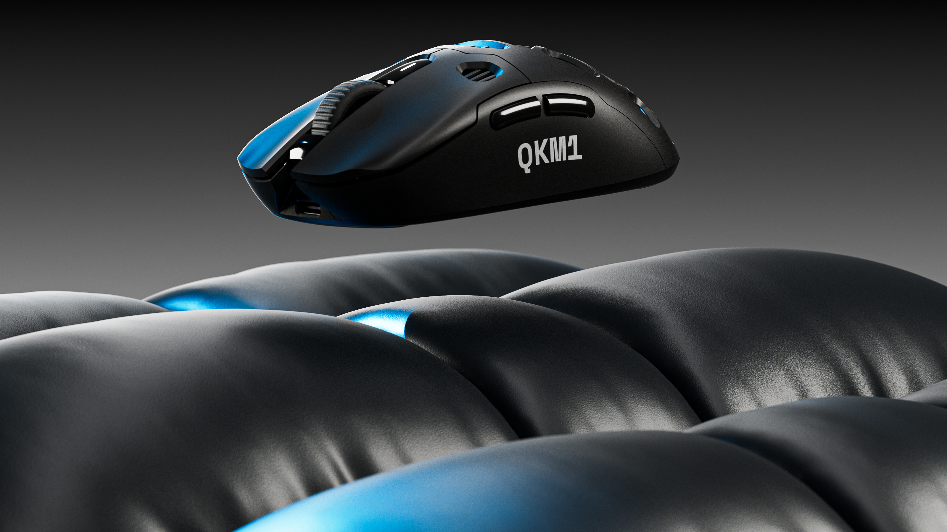 mysz QwertyKey QKM1 bezprzewodowa Bluetooth Charging Dock czarna