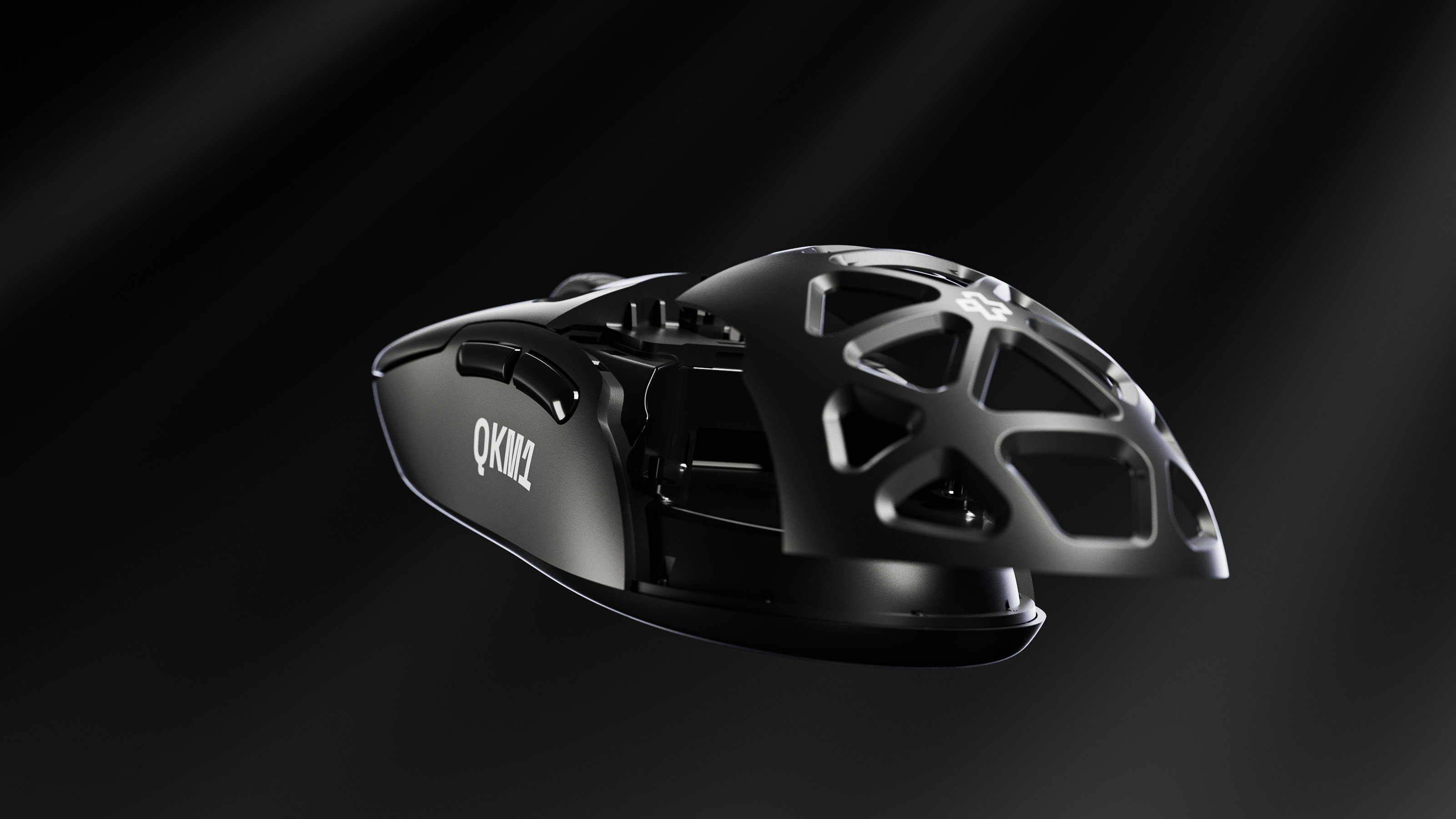 mysz QwertyKey QKM1 bezprzewodowa Bluetooth Charging Dock czarna