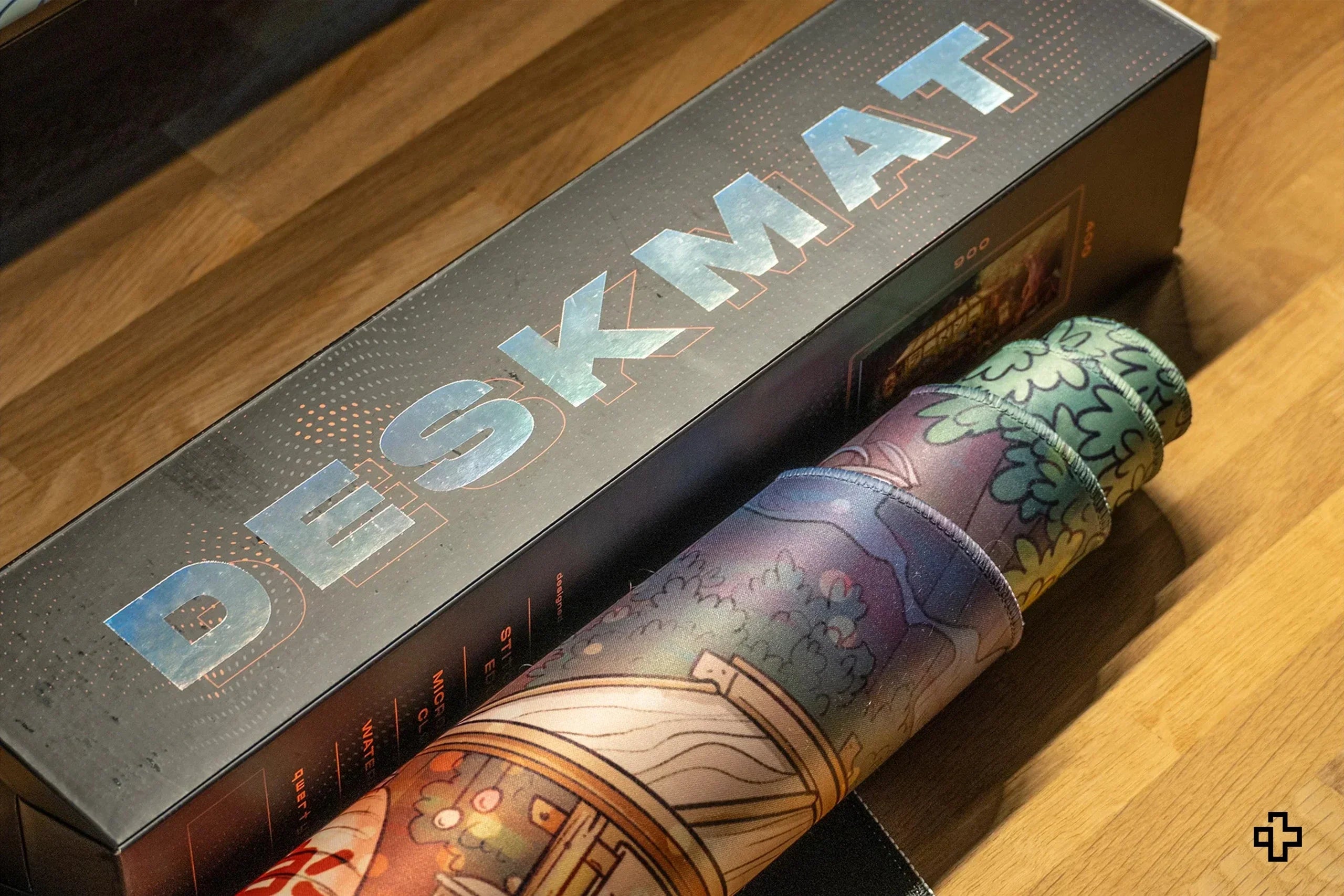 Deskmat / podkładka pod mysz QwertyKey Ramen 4 mm obszyte krawędzie