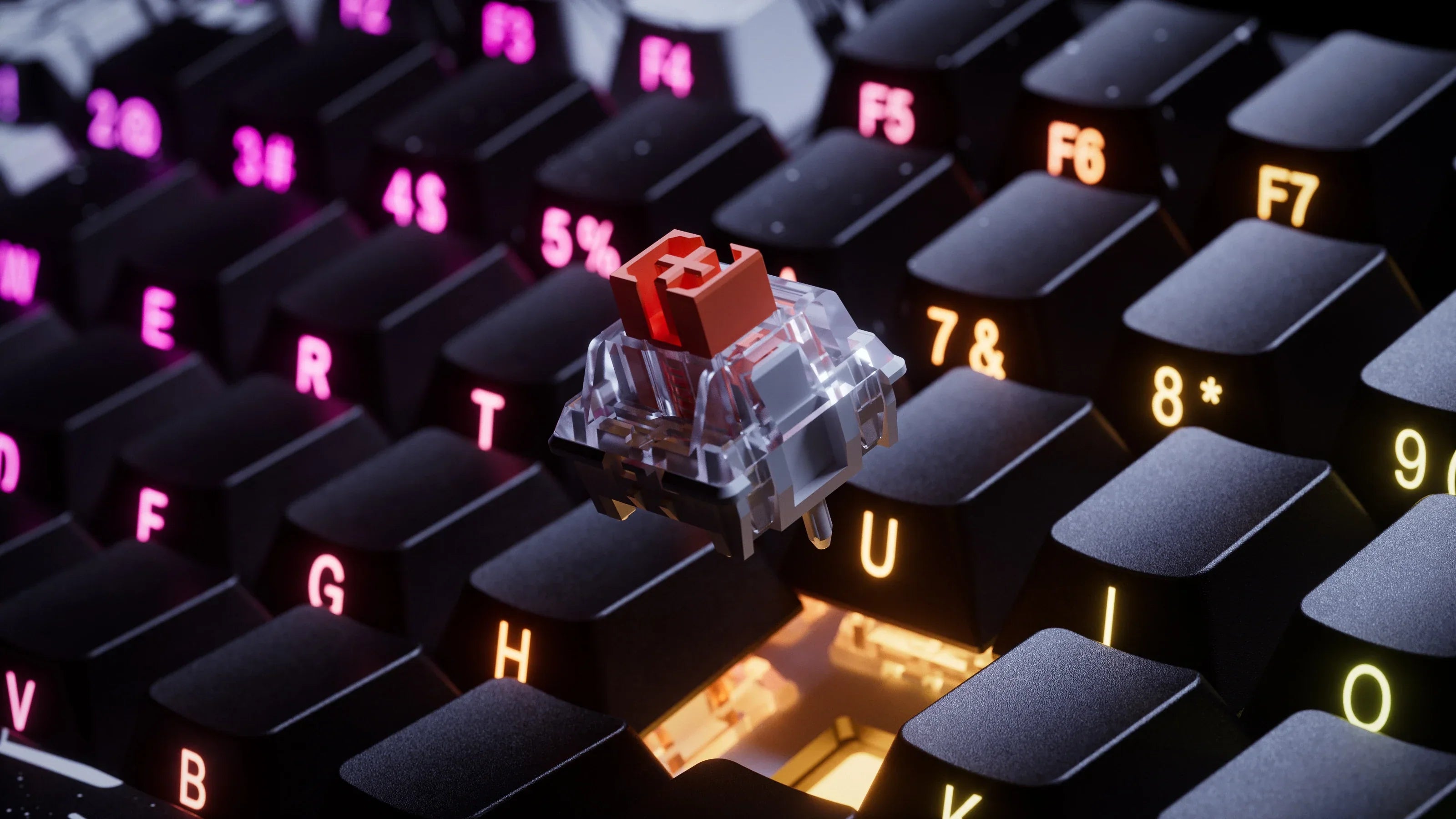 QwertyKey75 HE Momo - Hall Effect, Rapid Trigger, RGB, Snap Tap, Przełączniki Magnetyczne
