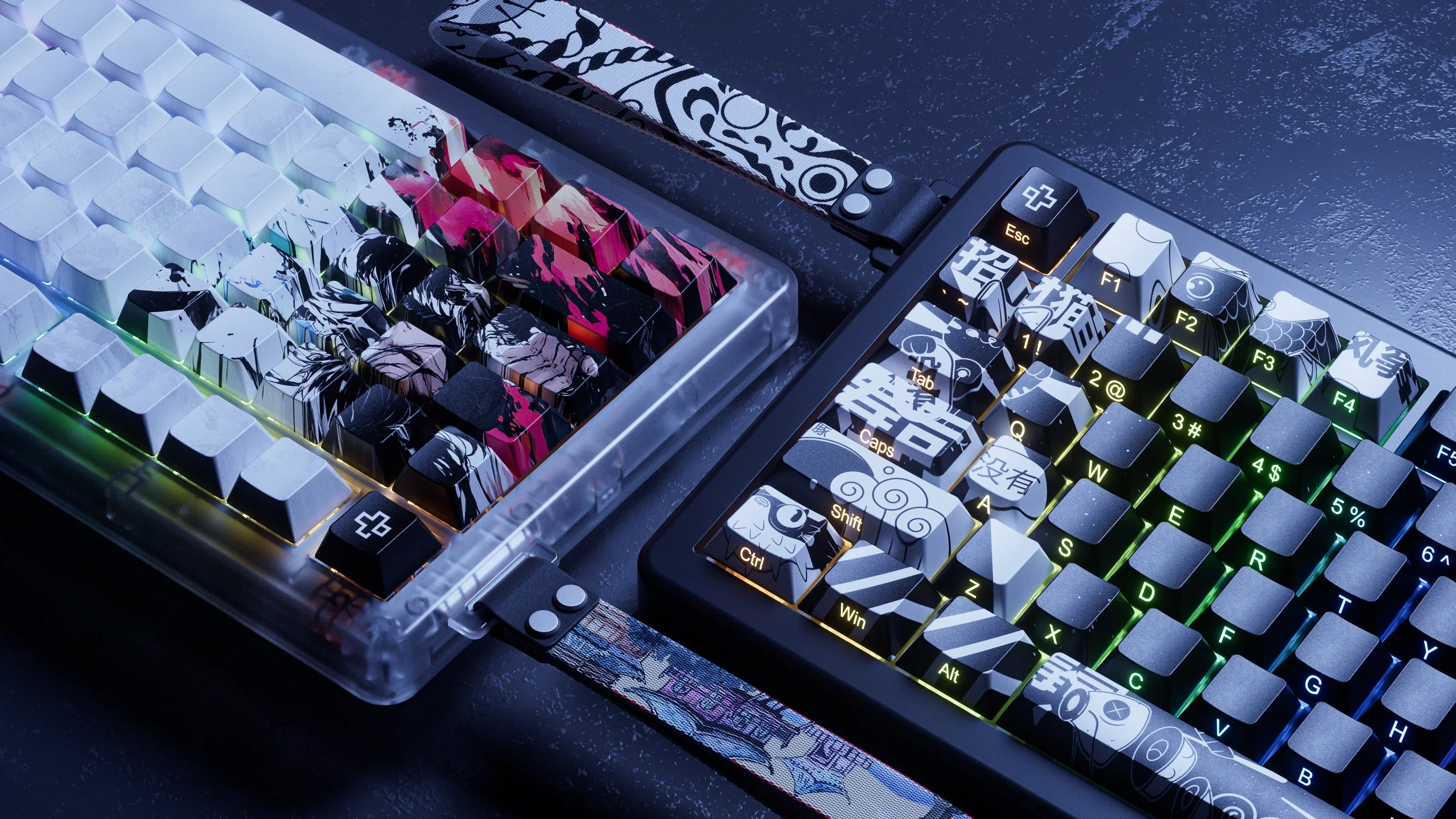 QwertyKey75 HE Striker - Hall Effect, Rapid Trigger, RGB, Snap Tap, Przełączniki Magnetyczne