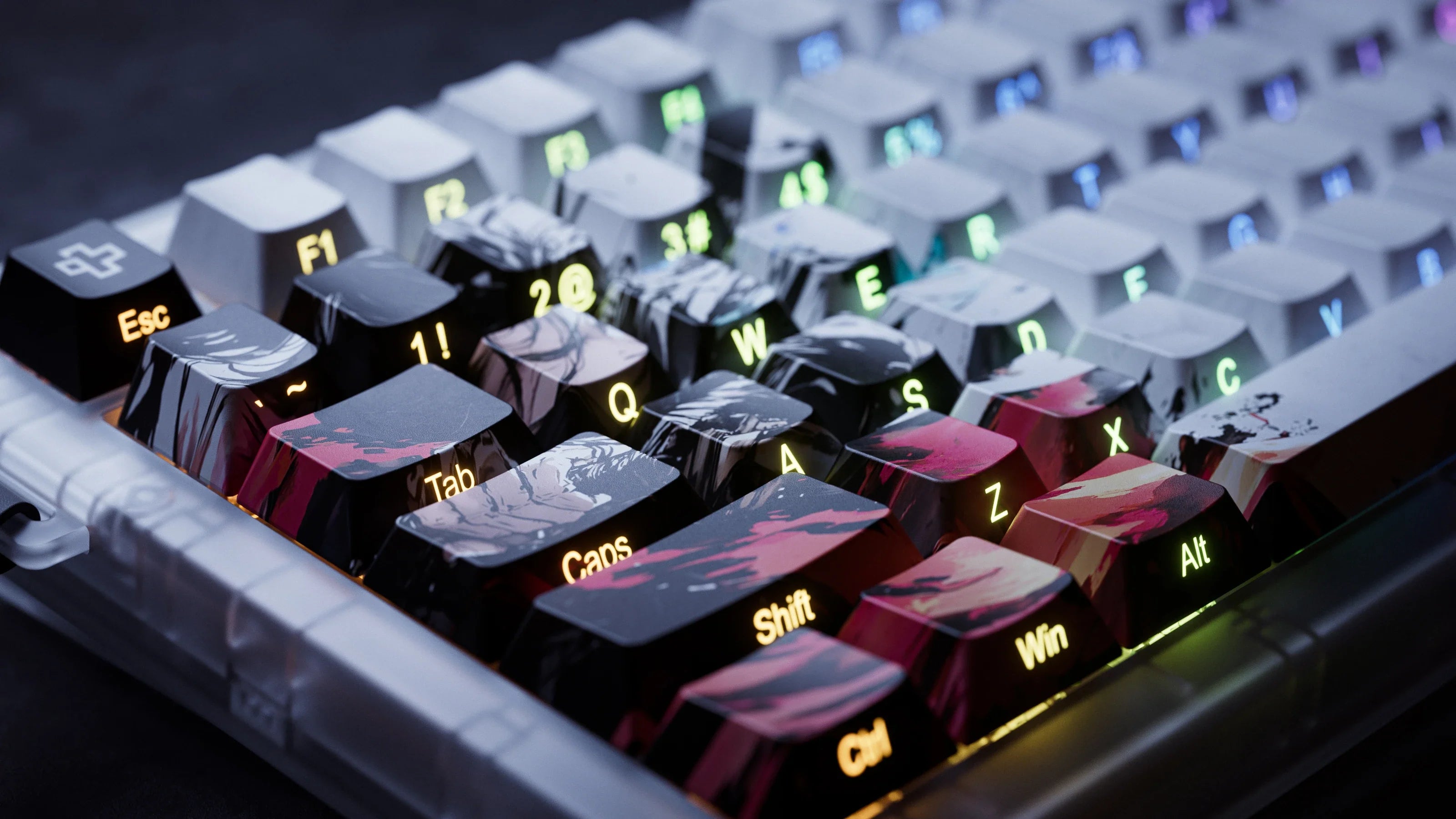 QwertyKey75 HE Striker - Hall Effect, Rapid Trigger, RGB, Snap Tap, Przełączniki Magnetyczne
