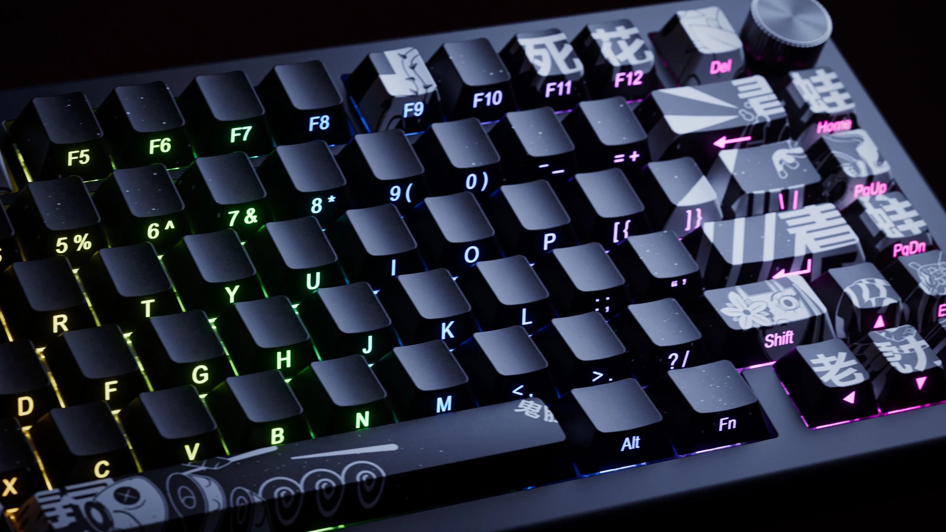 QwertyKey75 HE Momo - Hall Effect, Rapid Trigger, RGB, Snap Tap, Przełączniki Magnetyczne