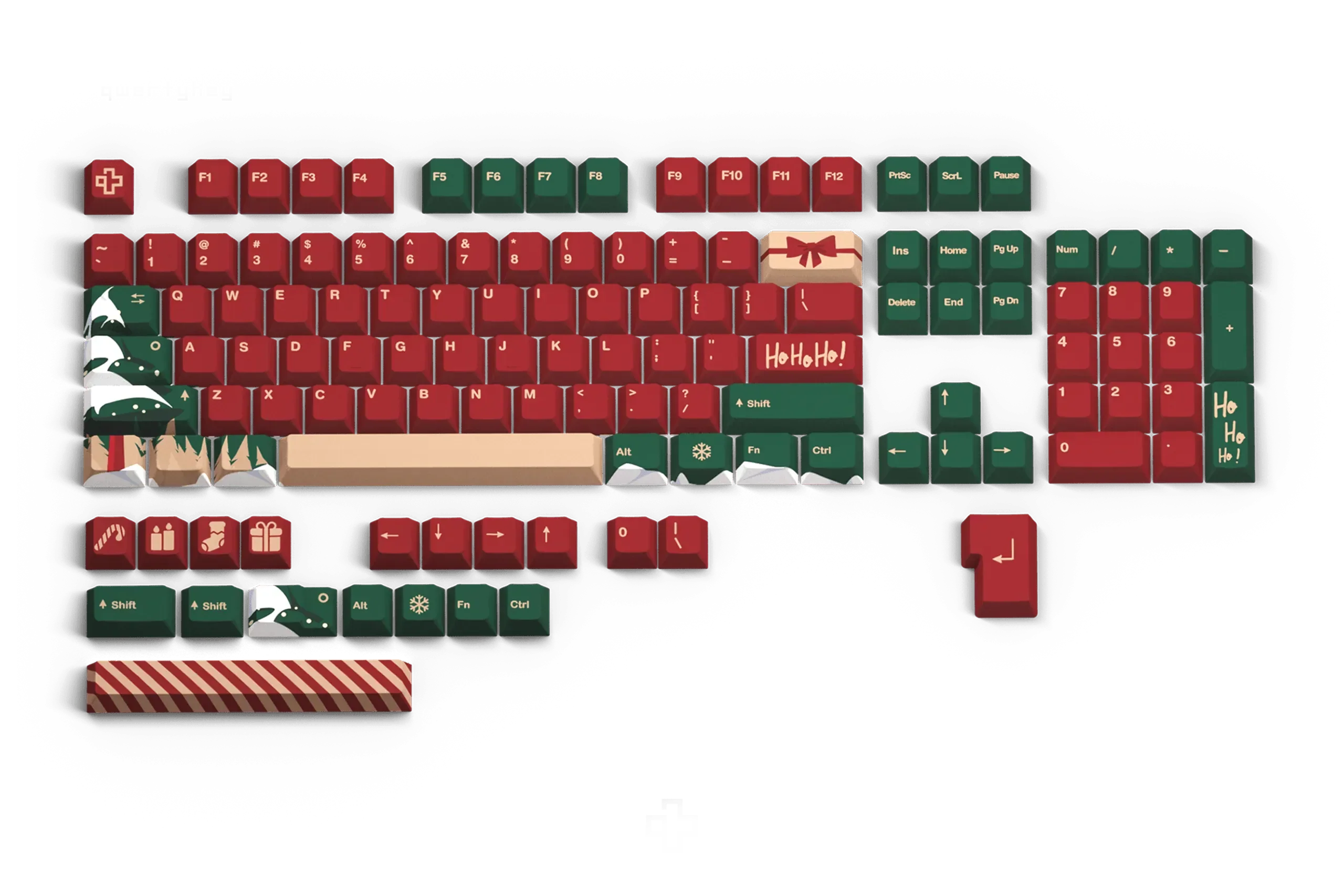 Zestaw keycapów QwertyKey Christmas 2025