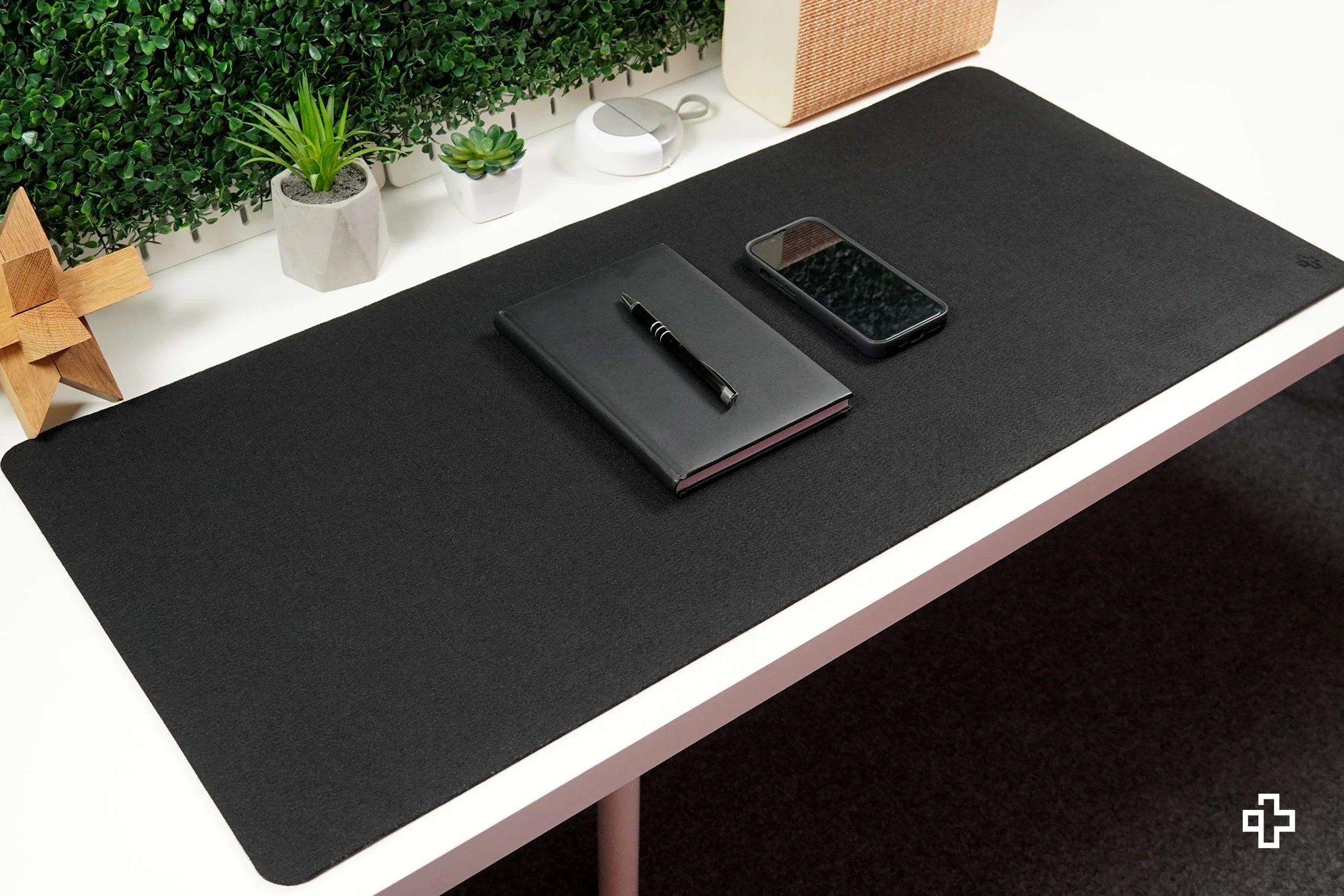 Podkładka biurkowa podkładka pod mysz QwertyKey Felt czarna