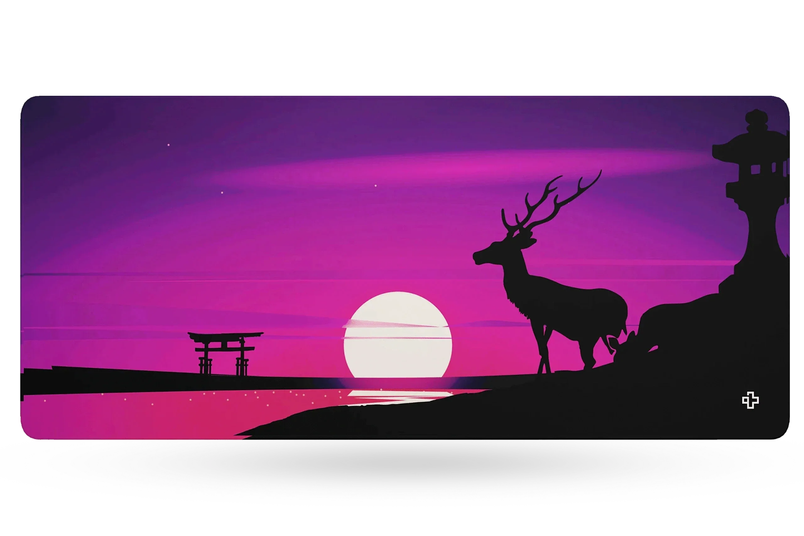 Deskmat / podkładka pod mysz QwertyKey Sunshine 4 mm obszyte krawędzie