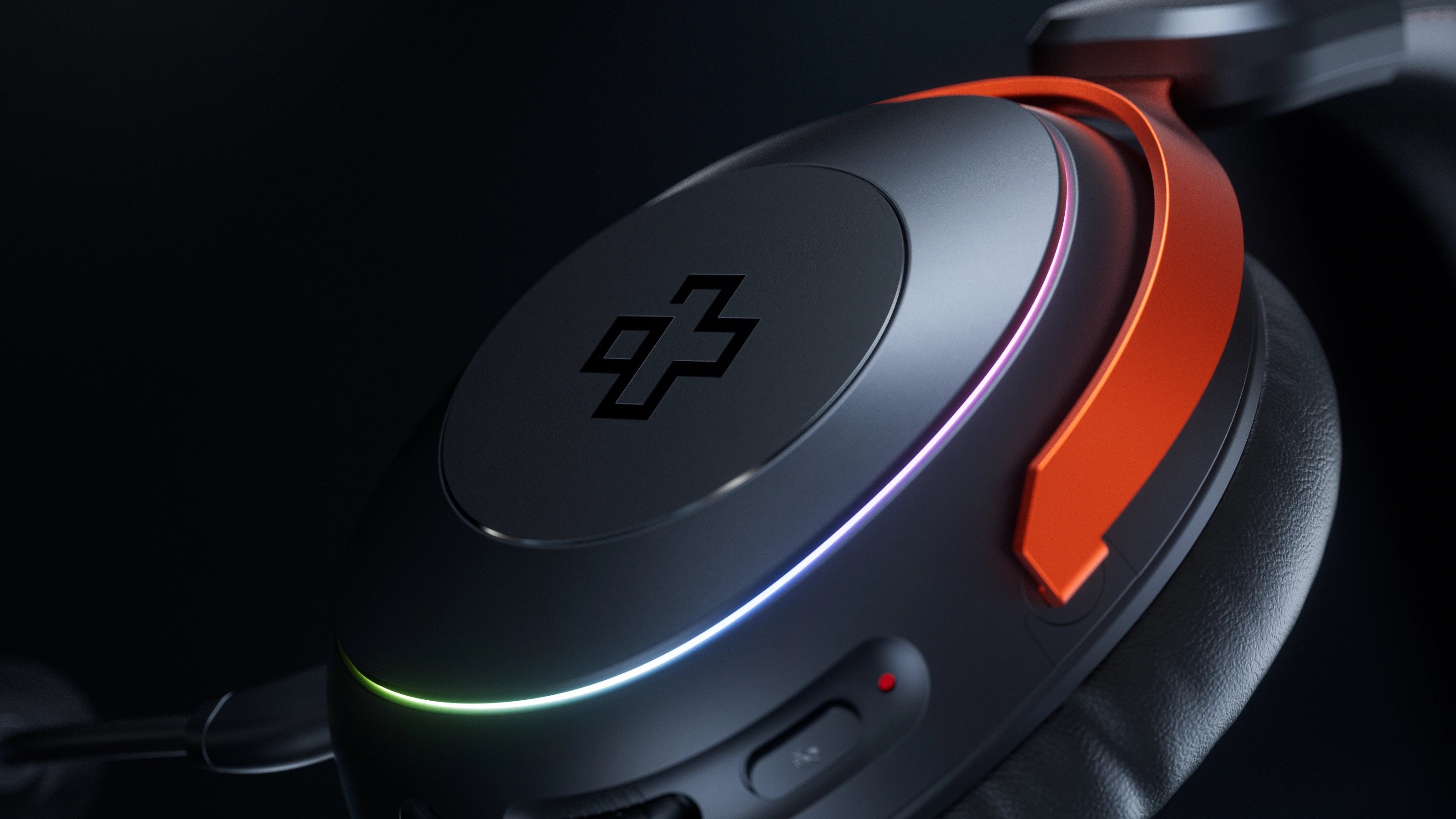 Słuchawki gamingowe bezprzewodowe QwertyKey Pulse, Trio Mode, RGB, z oprogramowaniem, mikrofon z redukcją szumów AI
