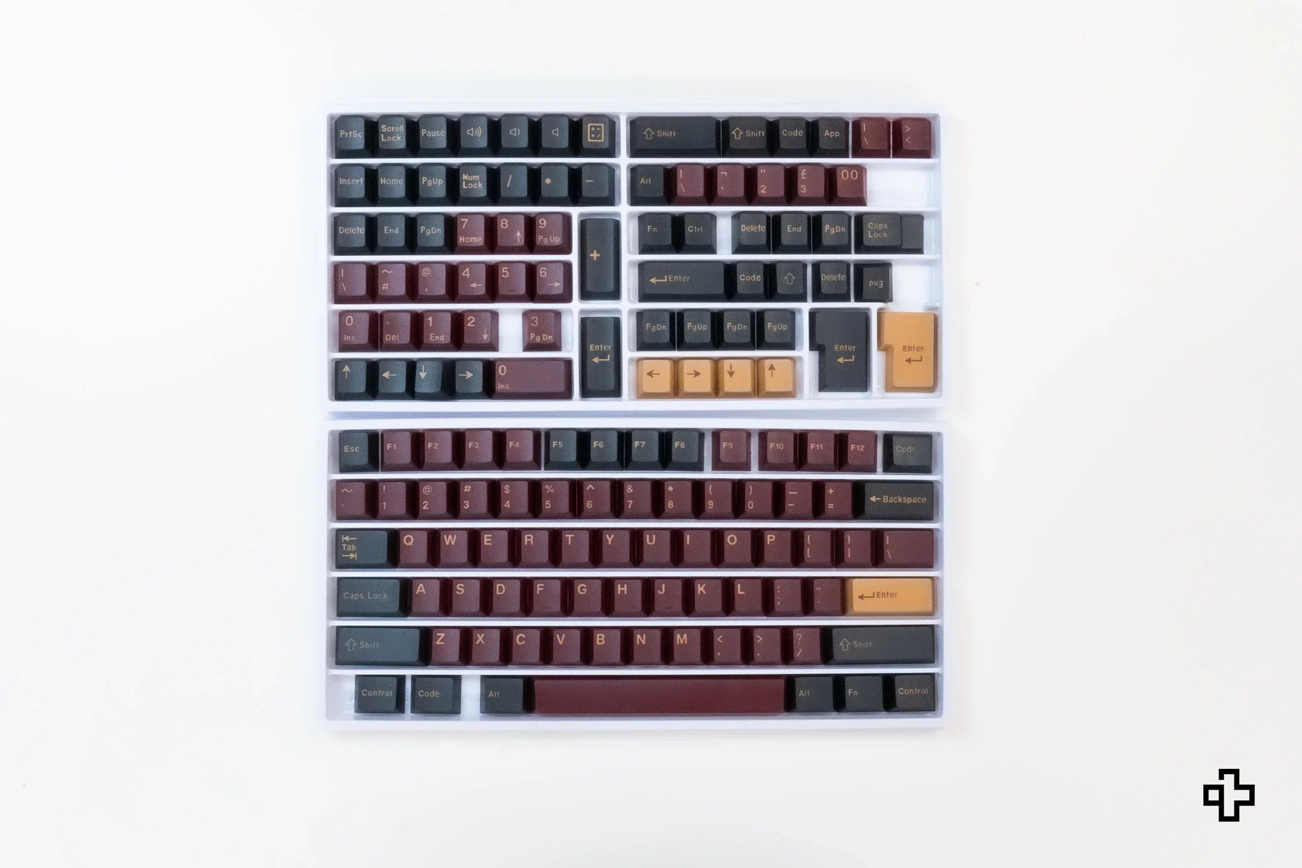 Zestaw keycapów QwertyKey Sangria PBT Double Shot, profil OEM