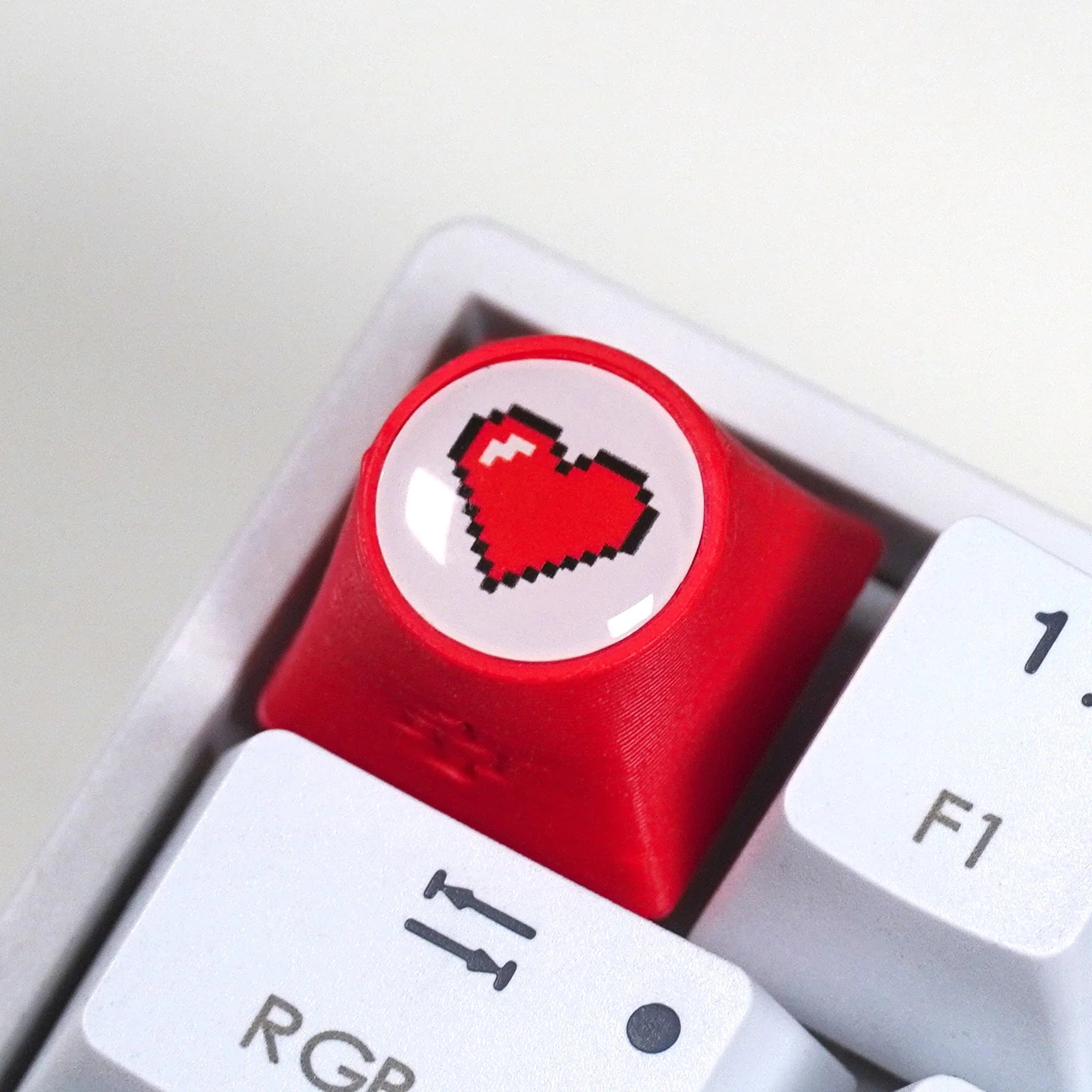 Keycap artisan Pixel Heart