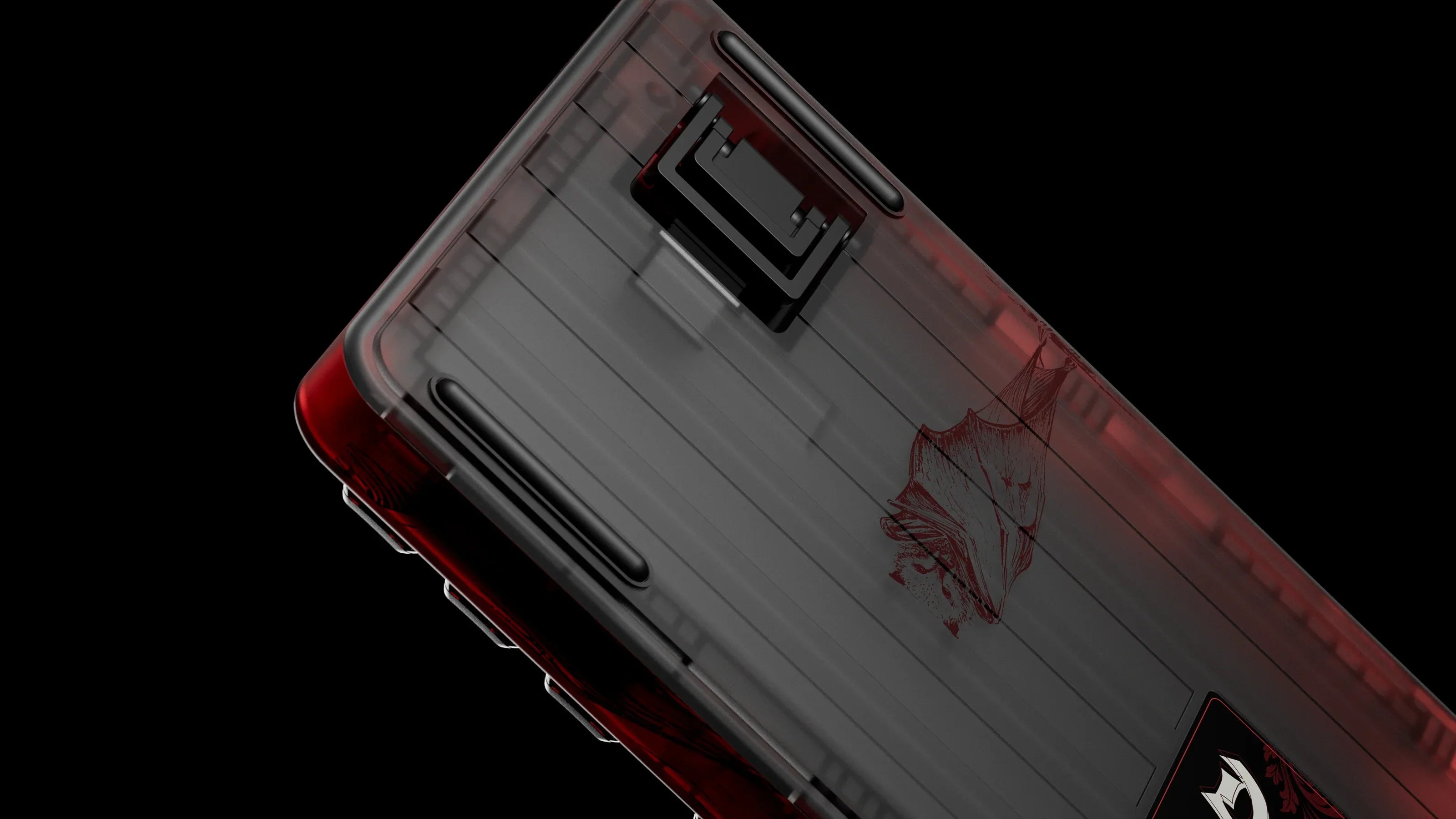QwertyKey65 Pro Dracula - bezprzewodowa klawiatura mechaniczna gamingowa, Hotswap, RGB, VIA