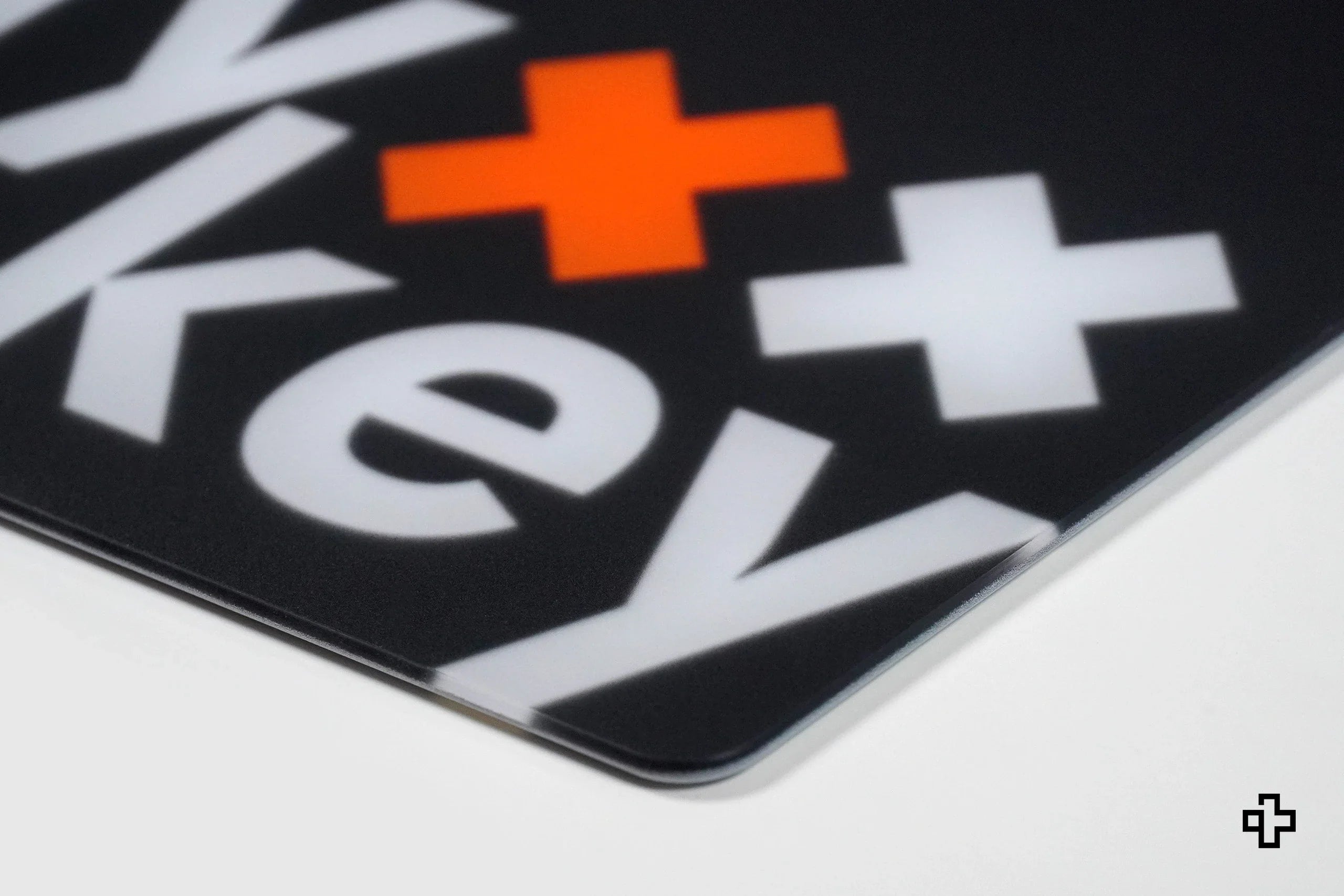 podkładka pod mysz Gaming QwertyKey Esports szklana 3.2mm Anti - Slip TPU