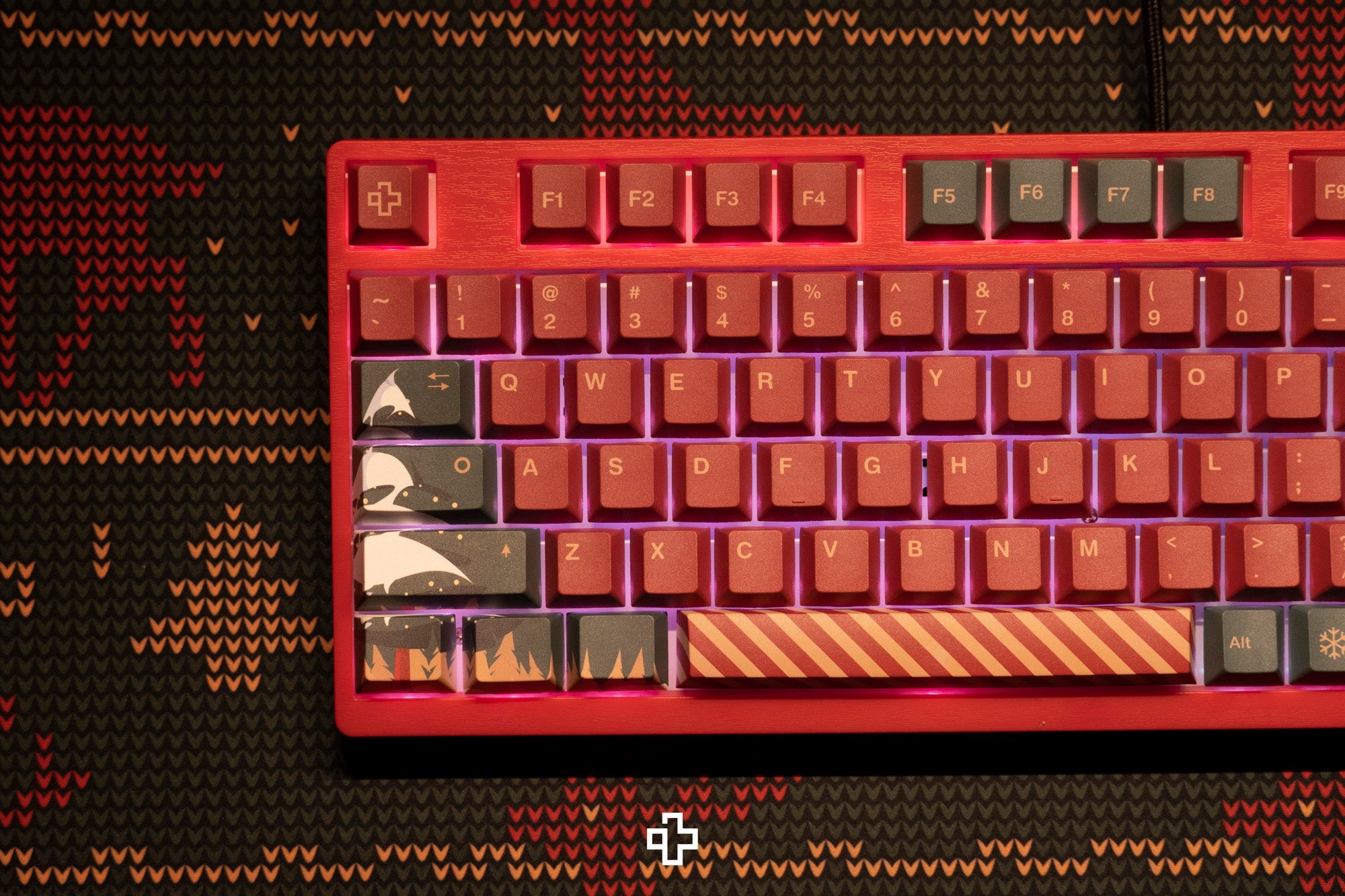 Zestaw keycapów QwertyKey Christmas 2025