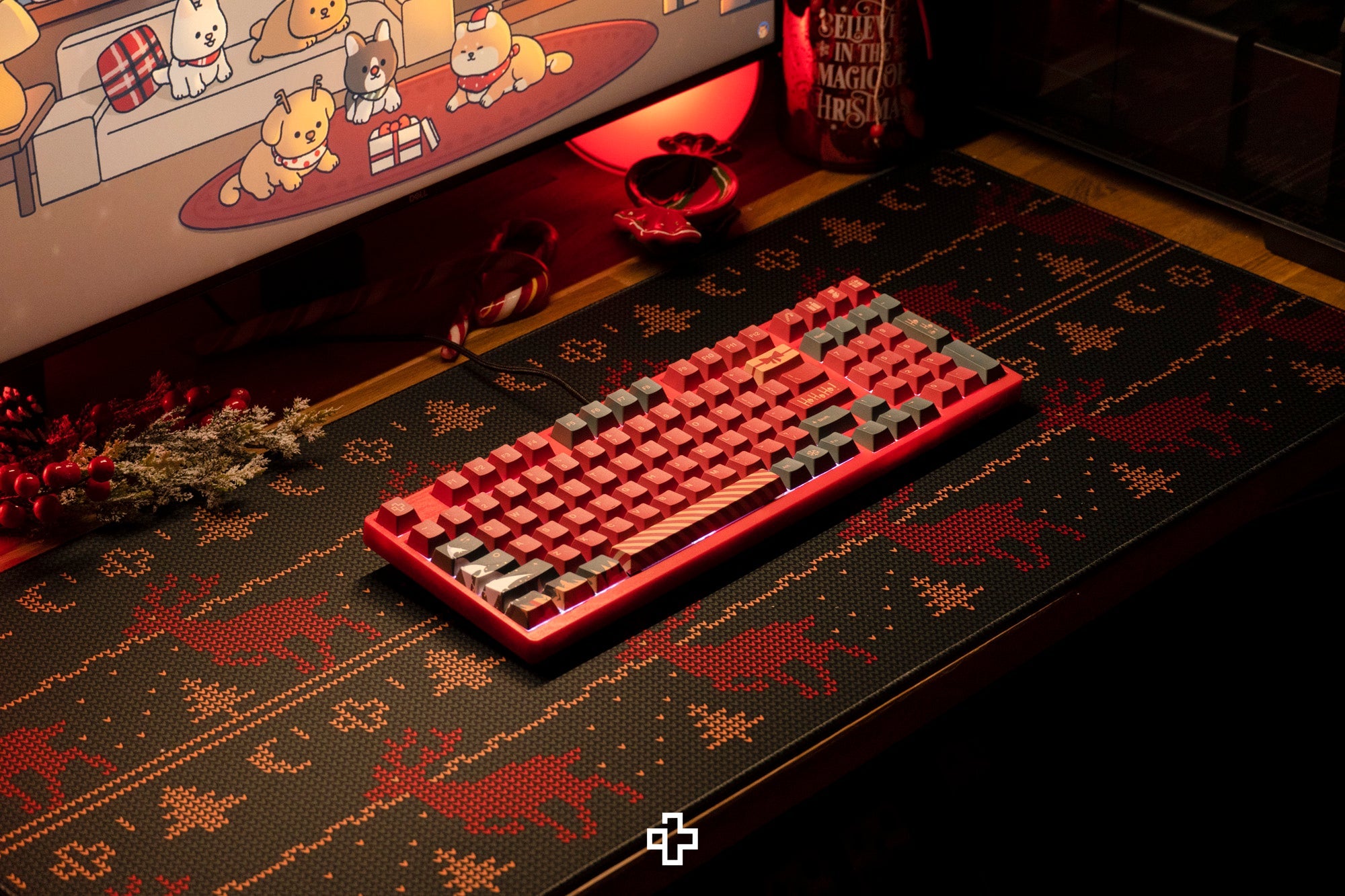 Zestaw keycapów QwertyKey Christmas 2025