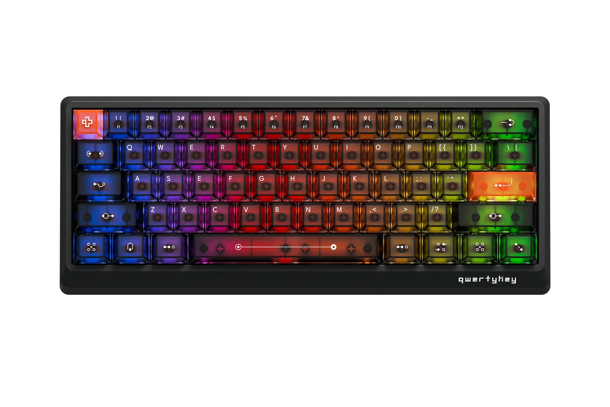 QK61 HE Phantom Czarna – Klawiatura Gamingowa Hall Effect z Rapid Trigger, RGB, Magnetycznymi Przełącznikami i Snap Tap