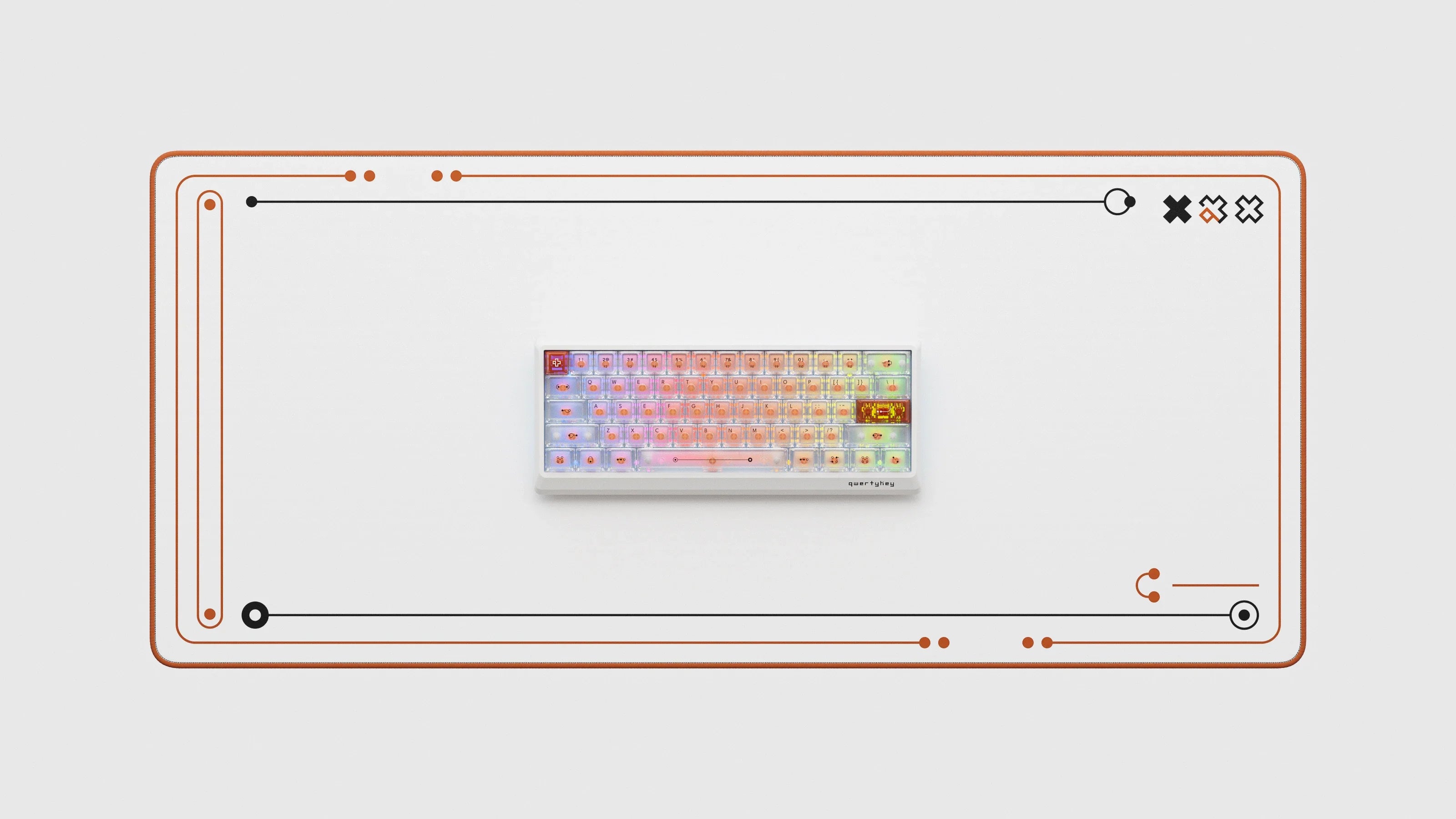 QK61 HE Phantom Biała – Klawiatura Gamingowa Hall Effect z Rapid Trigger, RGB, Magnetycznymi Przełącznikami i Snap Tap