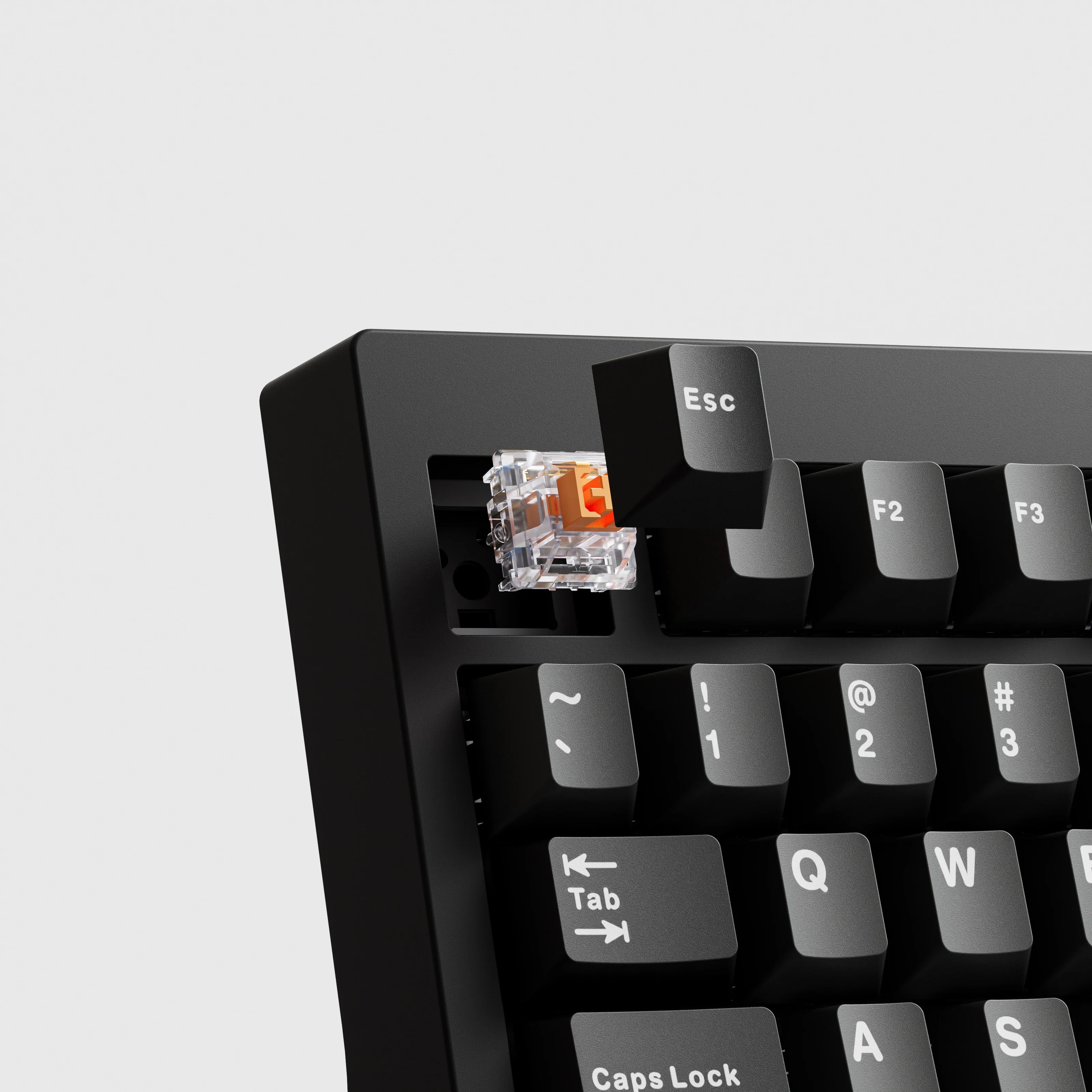 QwertyKey75 Pro V2 czarna Web Software - bezprzewodowa klawiatura mechaniczna gamingowa, Hotswap, RGB, gasket mount