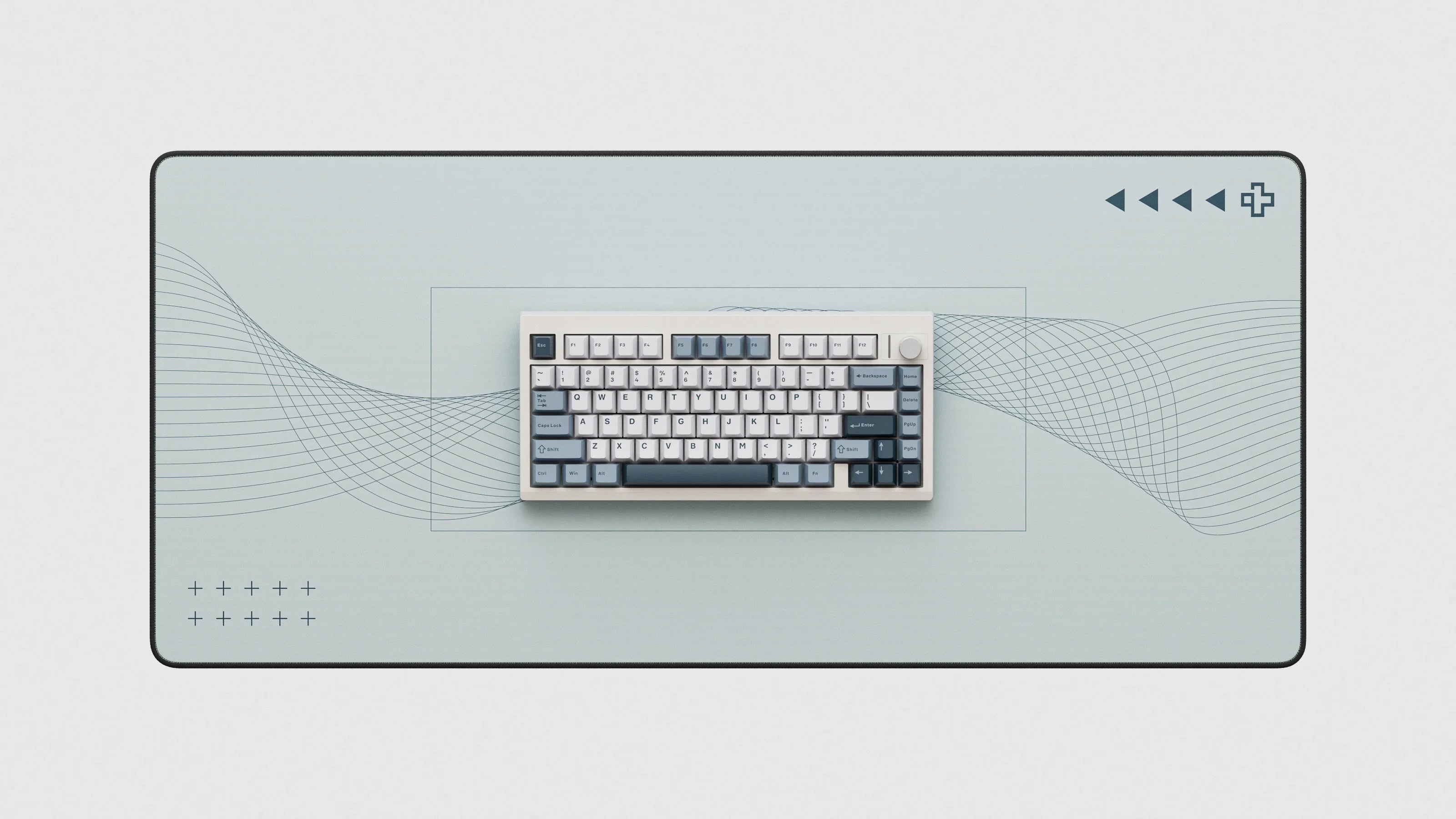QwertyKey75 Pro V2 biała Web Software - bezprzewodowa klawiatura mechaniczna gamingowa, Hotswap, RGB, gasket mount