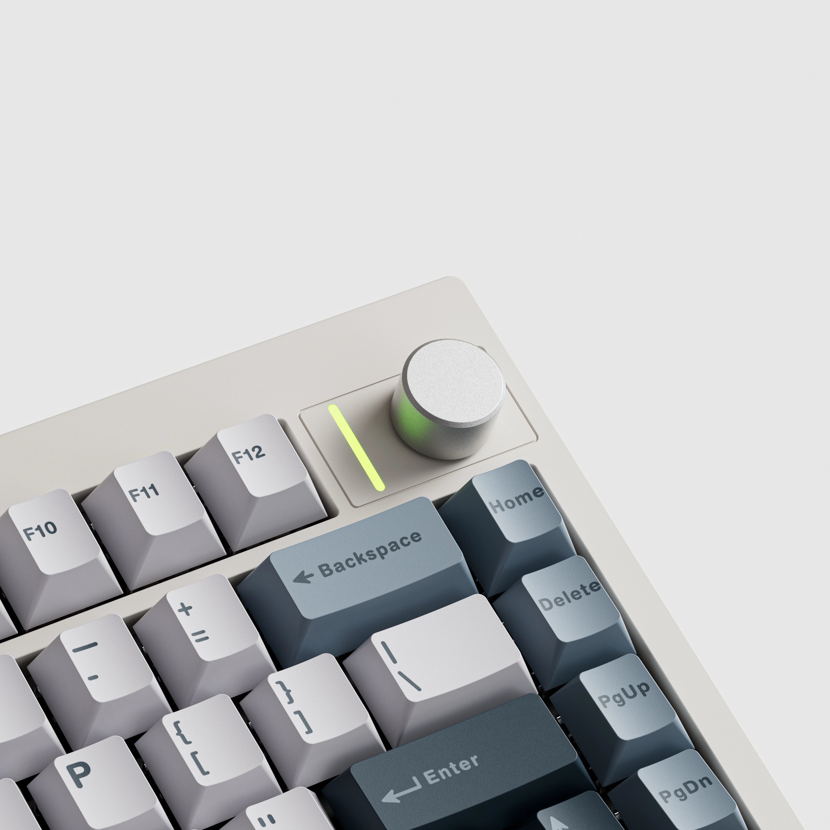 QwertyKey75 Pro V2 biała Web Software - bezprzewodowa klawiatura mechaniczna gamingowa, Hotswap, RGB, gasket mount