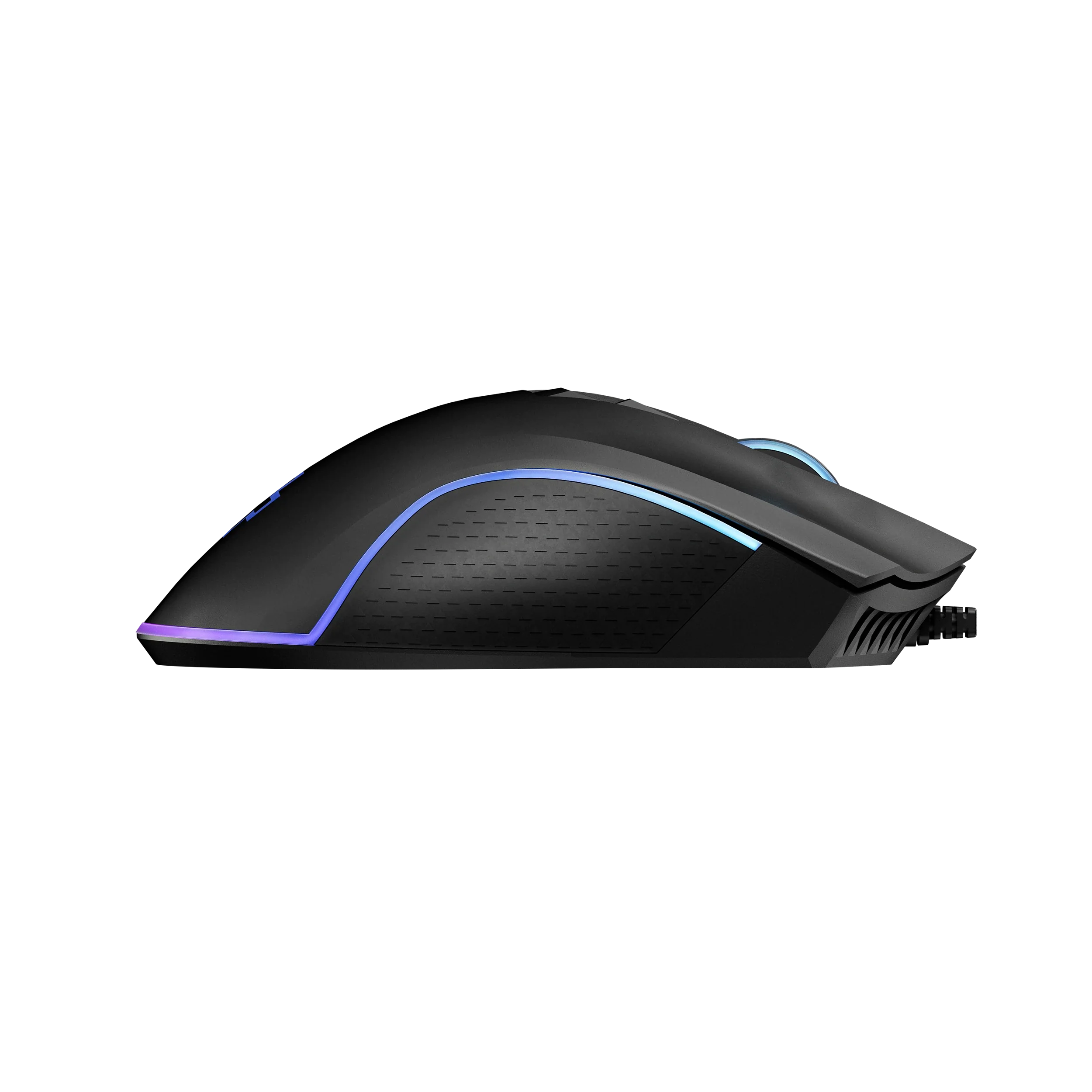 mysz Gaming QwertyKey Forge czarna, RGB, 12.000 DPI, z oprogramowaniem