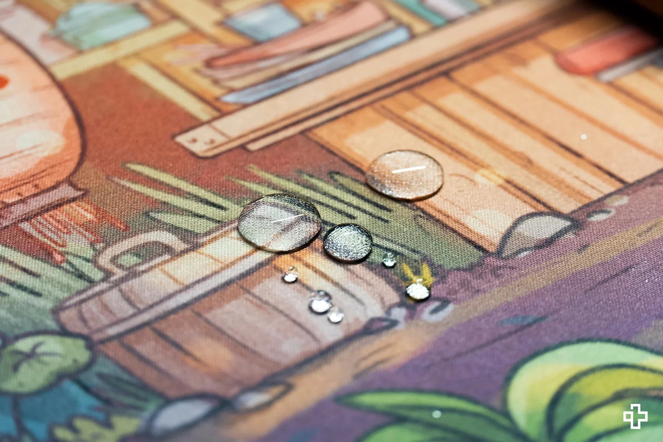 Deskmat / podkładka pod mysz QwertyKey Ramen 4 mm obszyte krawędzie