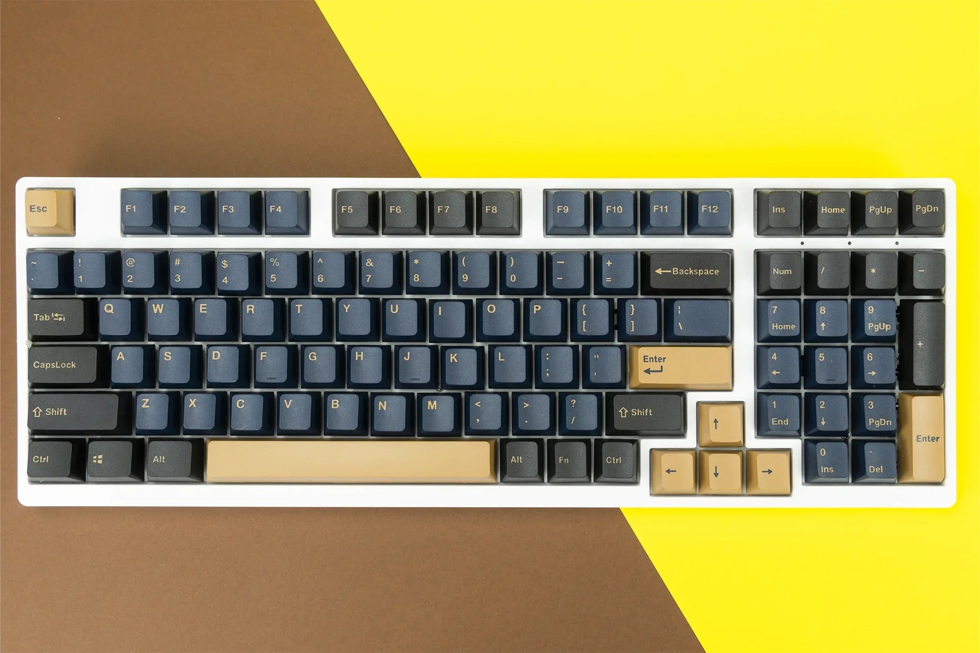 Zestaw keycapów QwertyKey Ramses PBT Double Shot, profil OEM