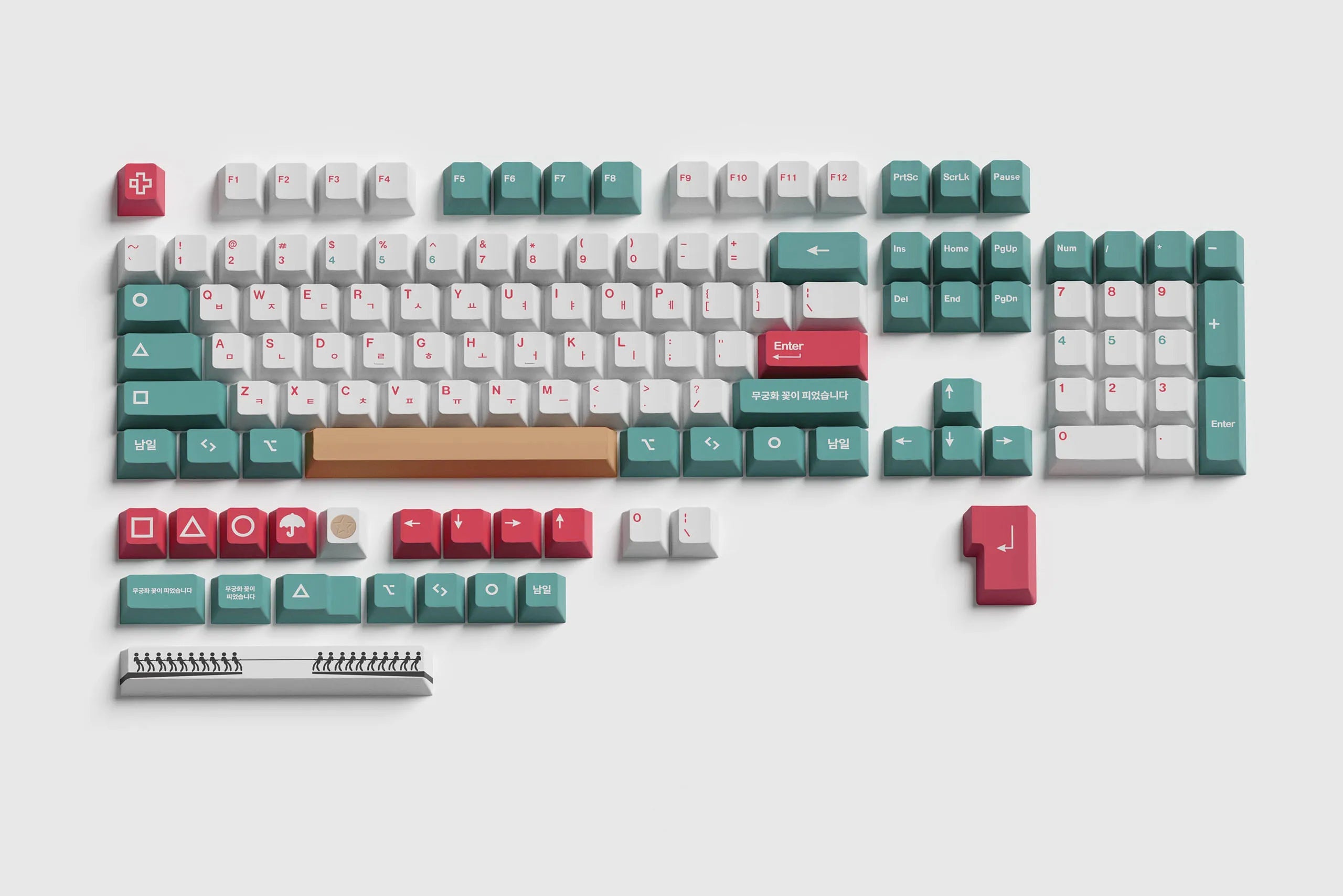 Zestaw keycapów QwertyKey Gganbu