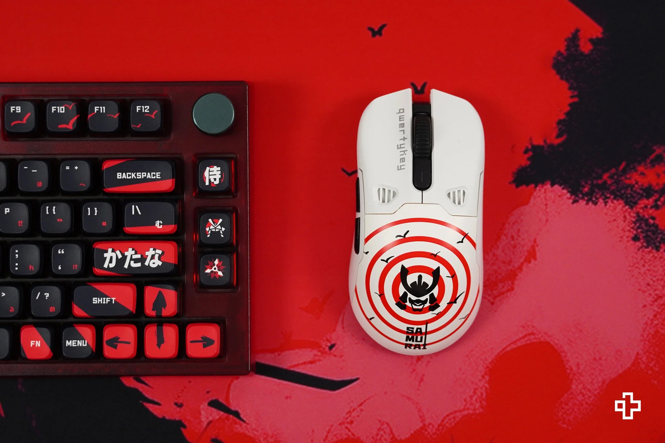 Obudowa myszy QKM1 Samurai, biała