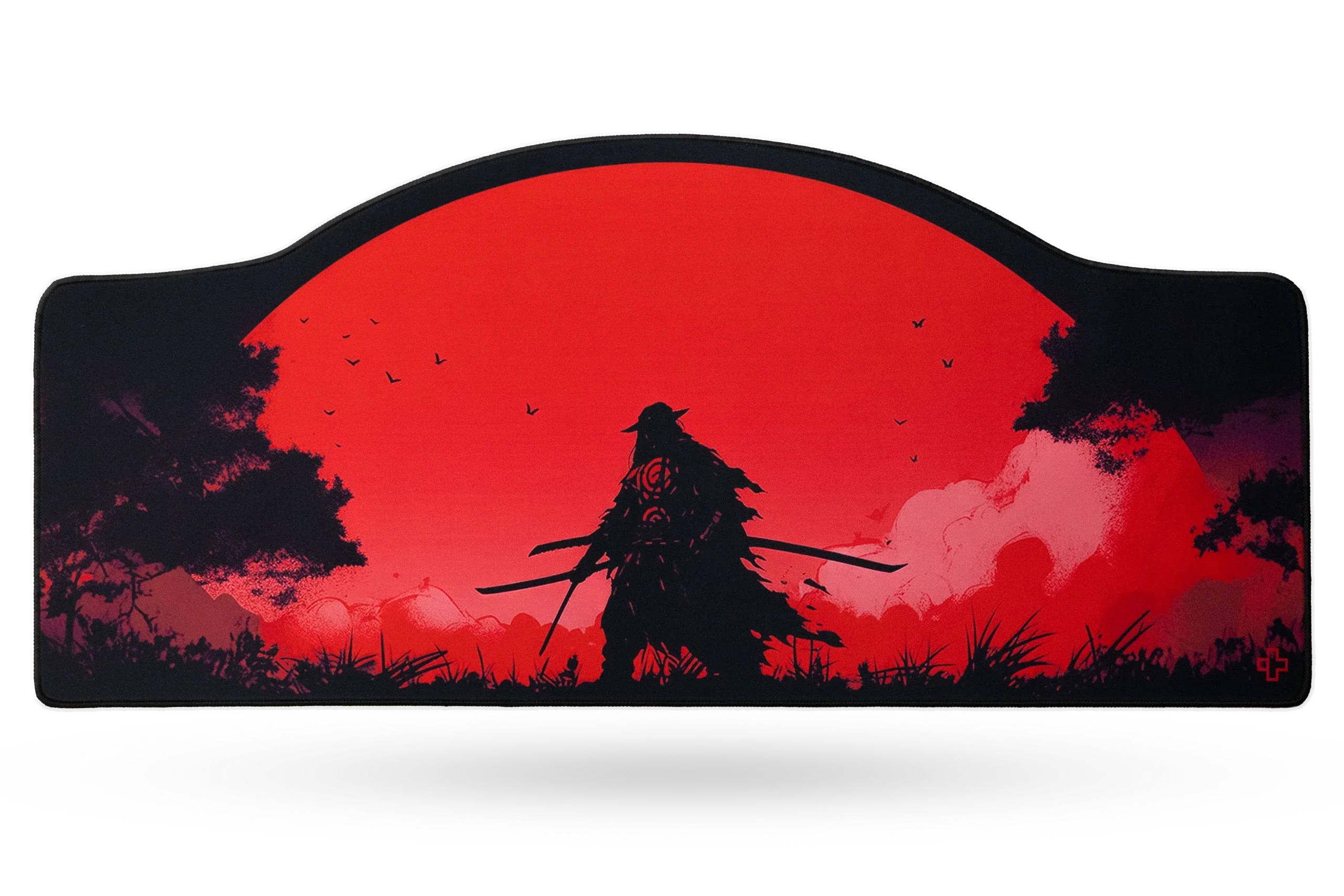 Deskmat QwertyKey Samurai, 4 mm, obszyte krawędzie