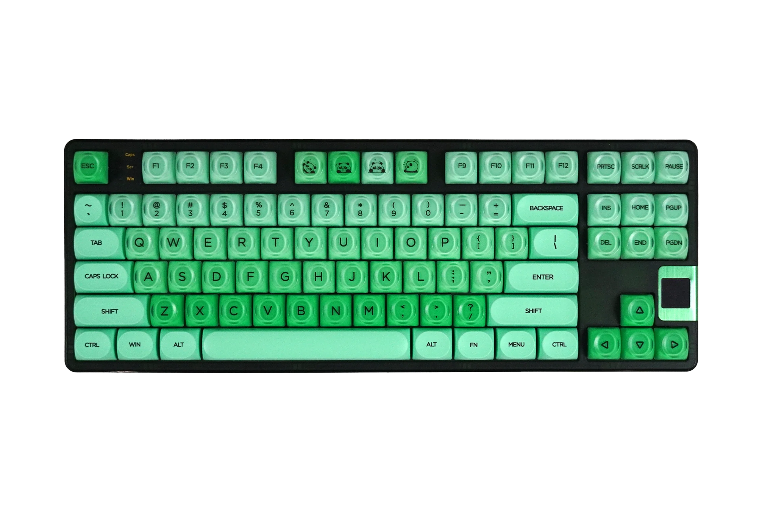 Zestaw keycapów QwertyKey Mint profil HOA