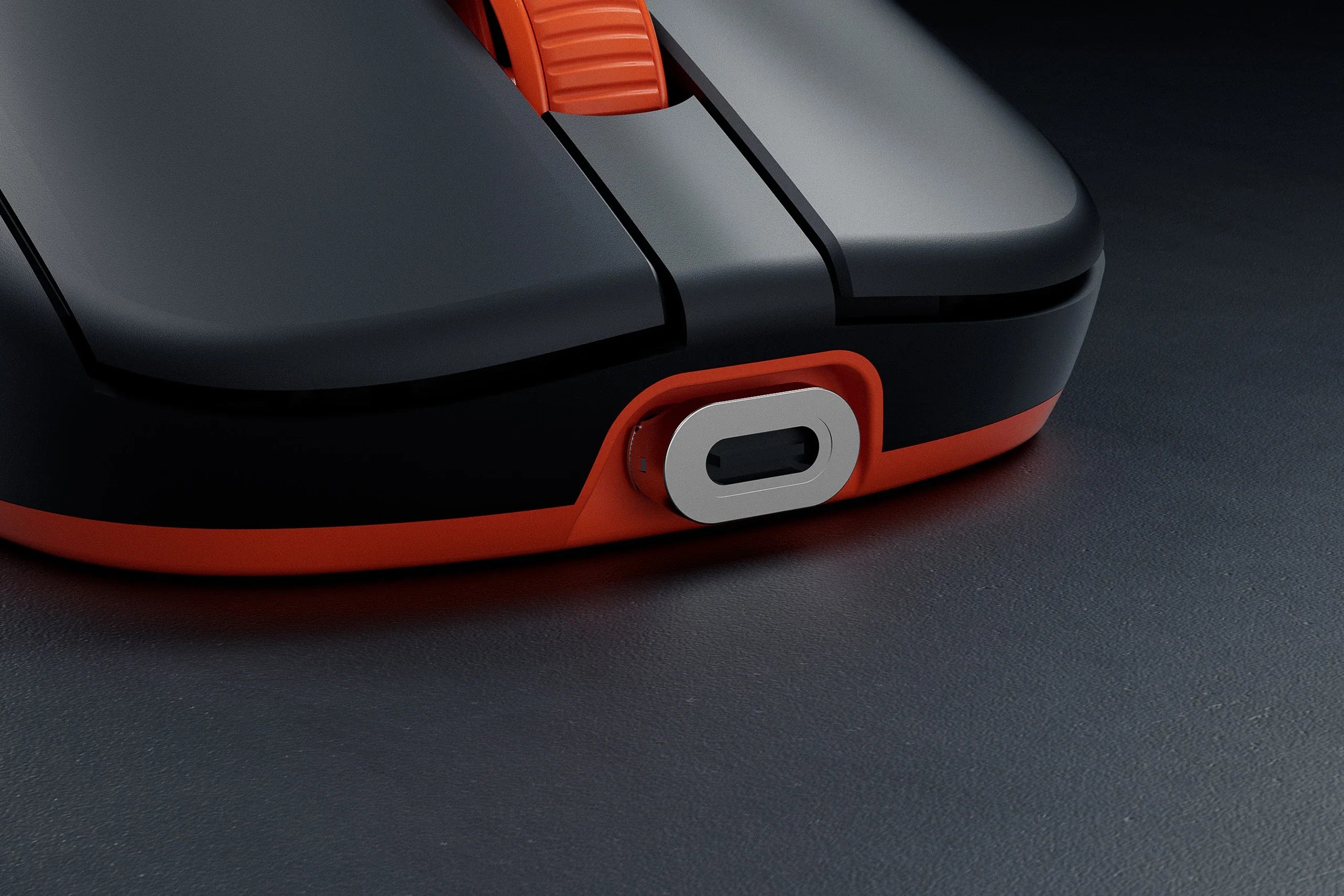 mysz Gaming QwertyKey Falcon czarna 8K, 30.000 DPI, Bluetooth bezprzewodowa trio mode, Pixart 3950