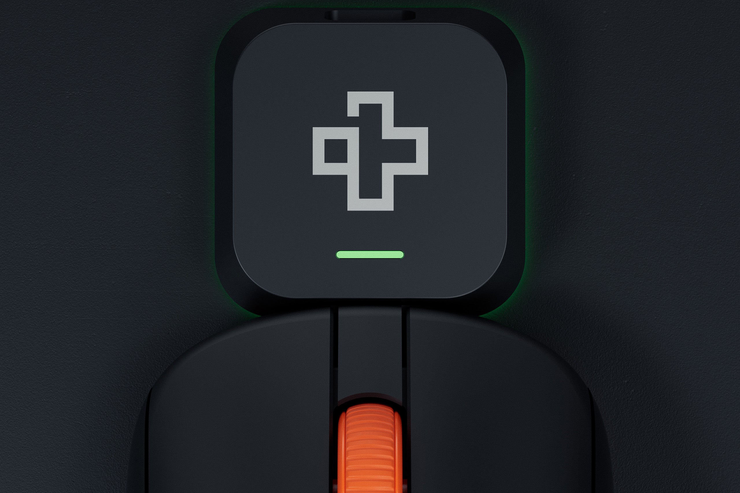 mysz Gaming QwertyKey Falcon czarna 8K, 30.000 DPI, Bluetooth bezprzewodowa trio mode, Pixart 3950