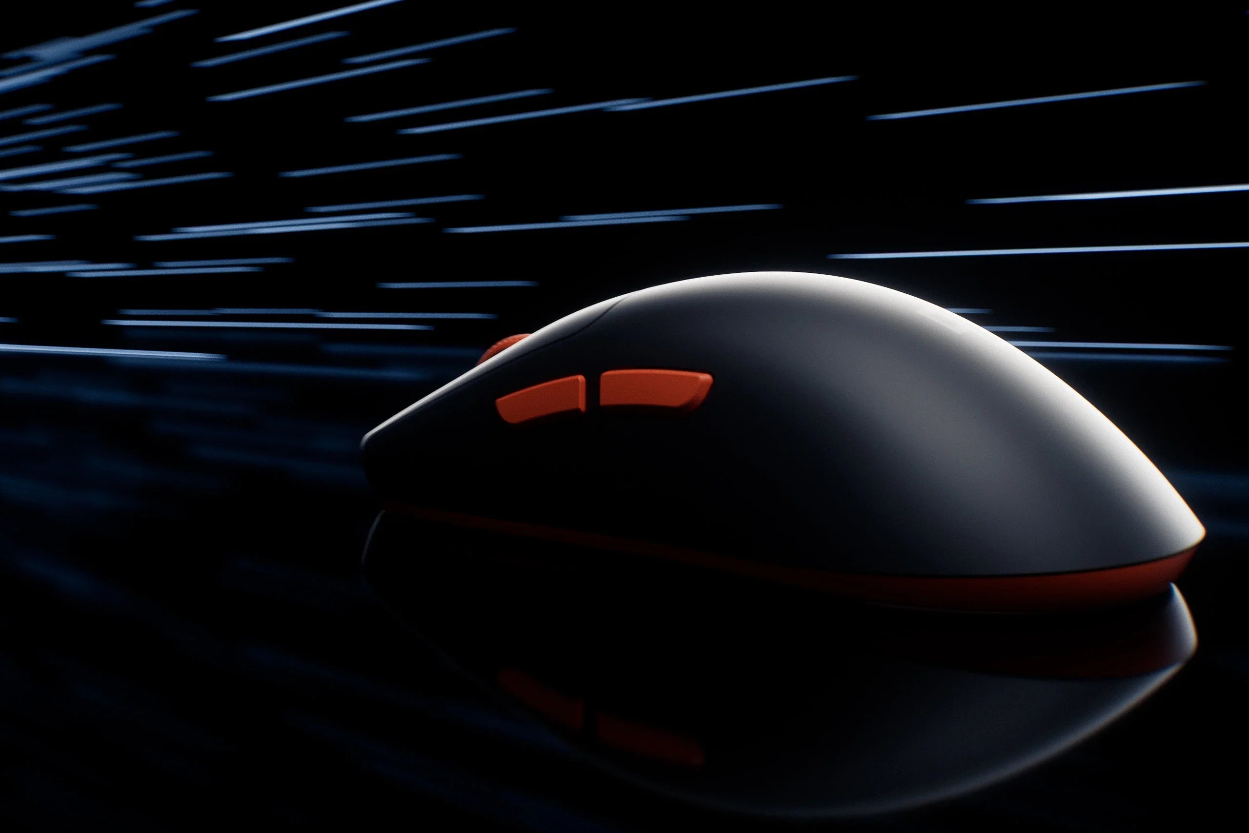 mysz Gaming QwertyKey Falcon czarna 8K, 30.000 DPI, Bluetooth bezprzewodowa trio mode, Pixart 3950