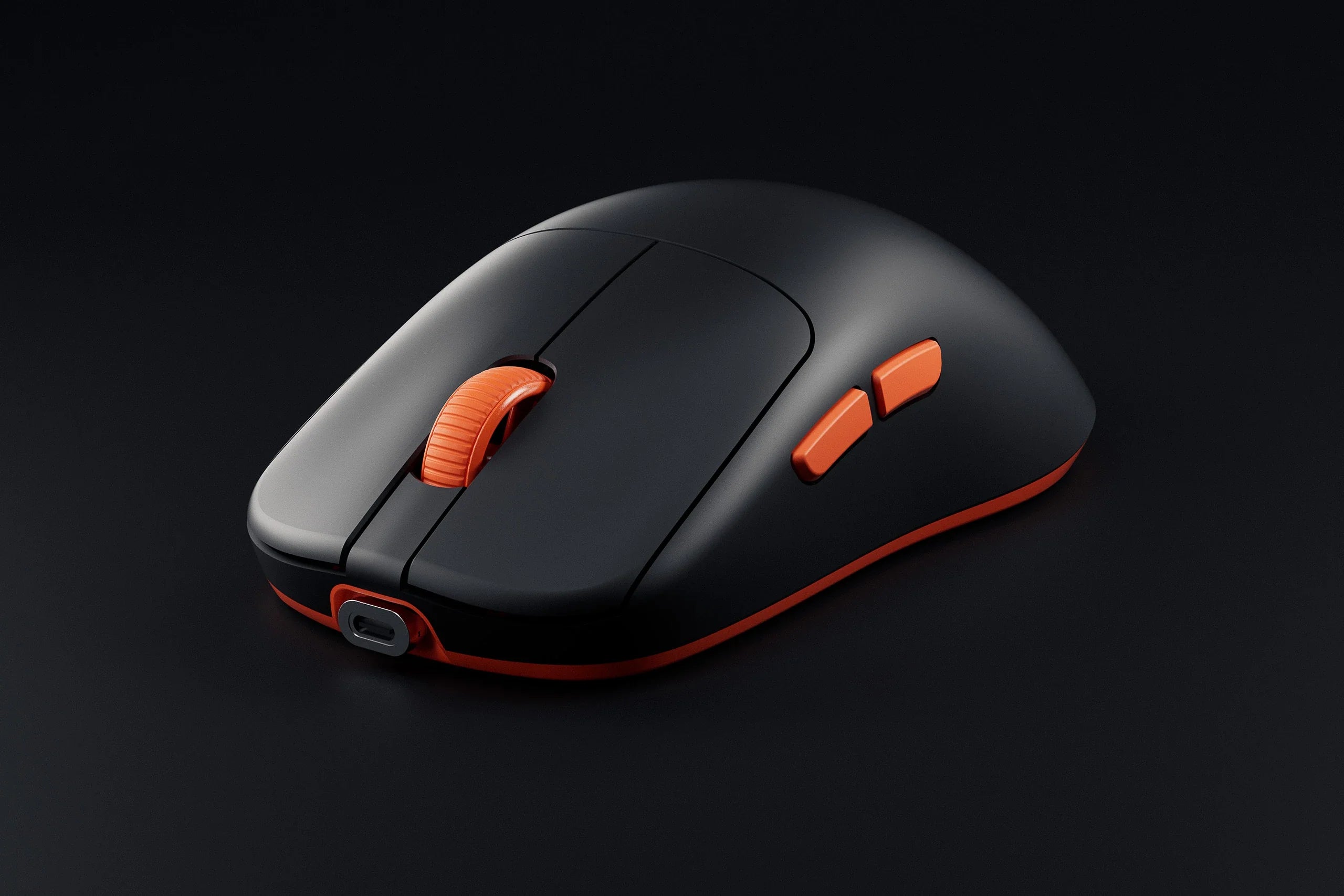 mysz Gaming QwertyKey Falcon czarna 8K, 30.000 DPI, Bluetooth bezprzewodowa trio mode, Pixart 3950