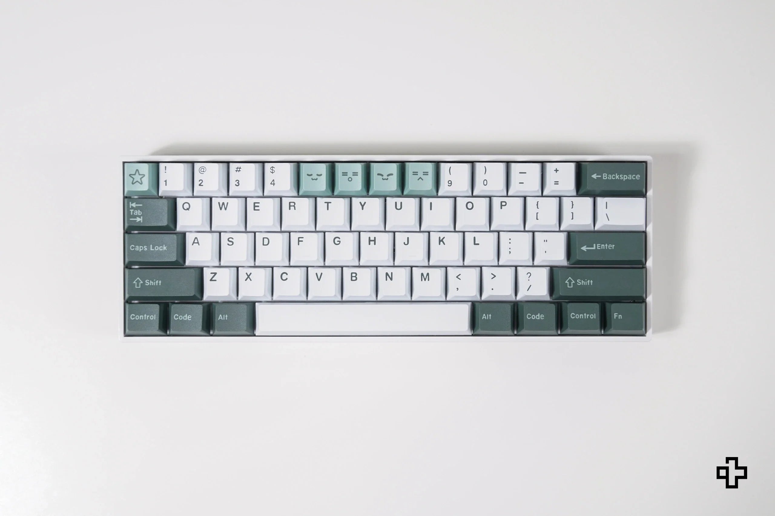 Zestaw keycapów QWERTY Olive V2 PBT Double Shot