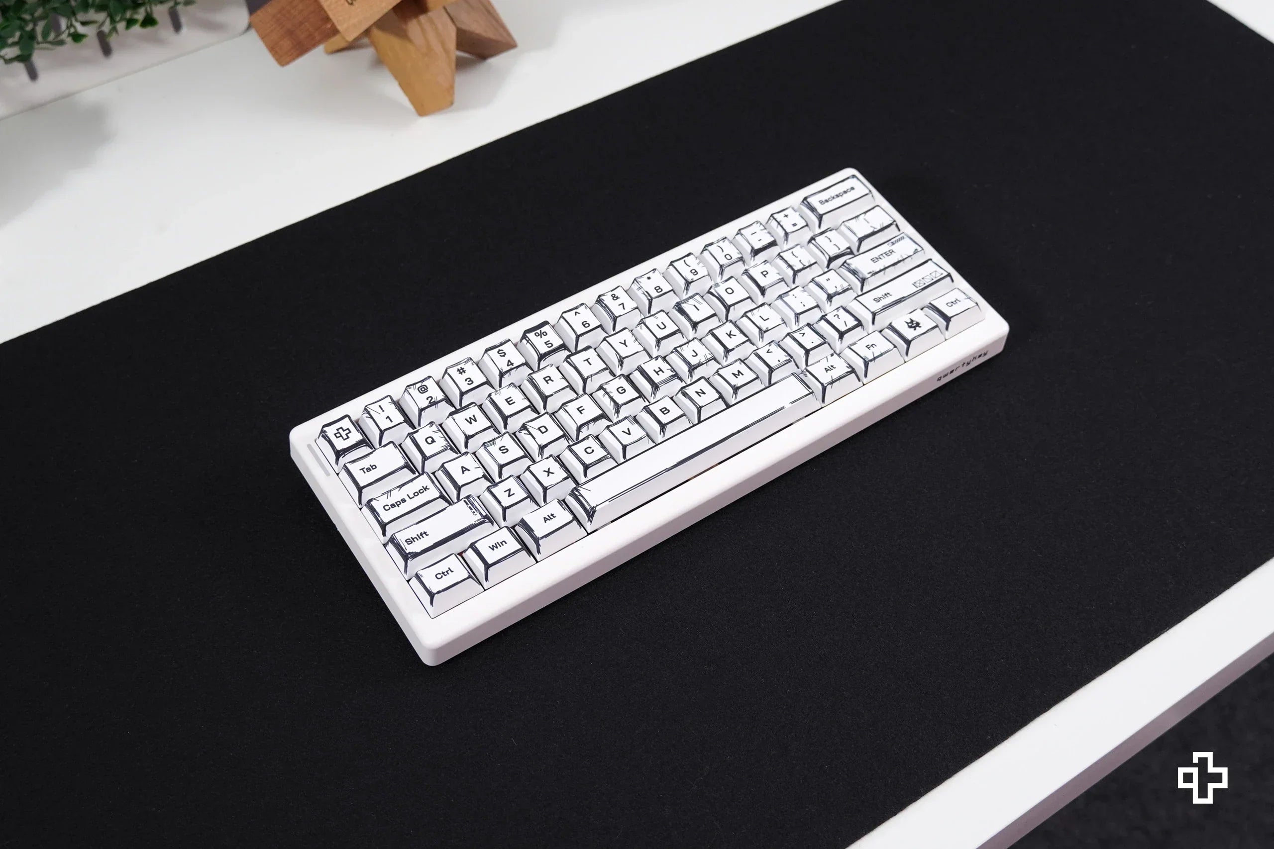 Zestaw keycapów QwertyKey Manga profil Cherry materiał PBT