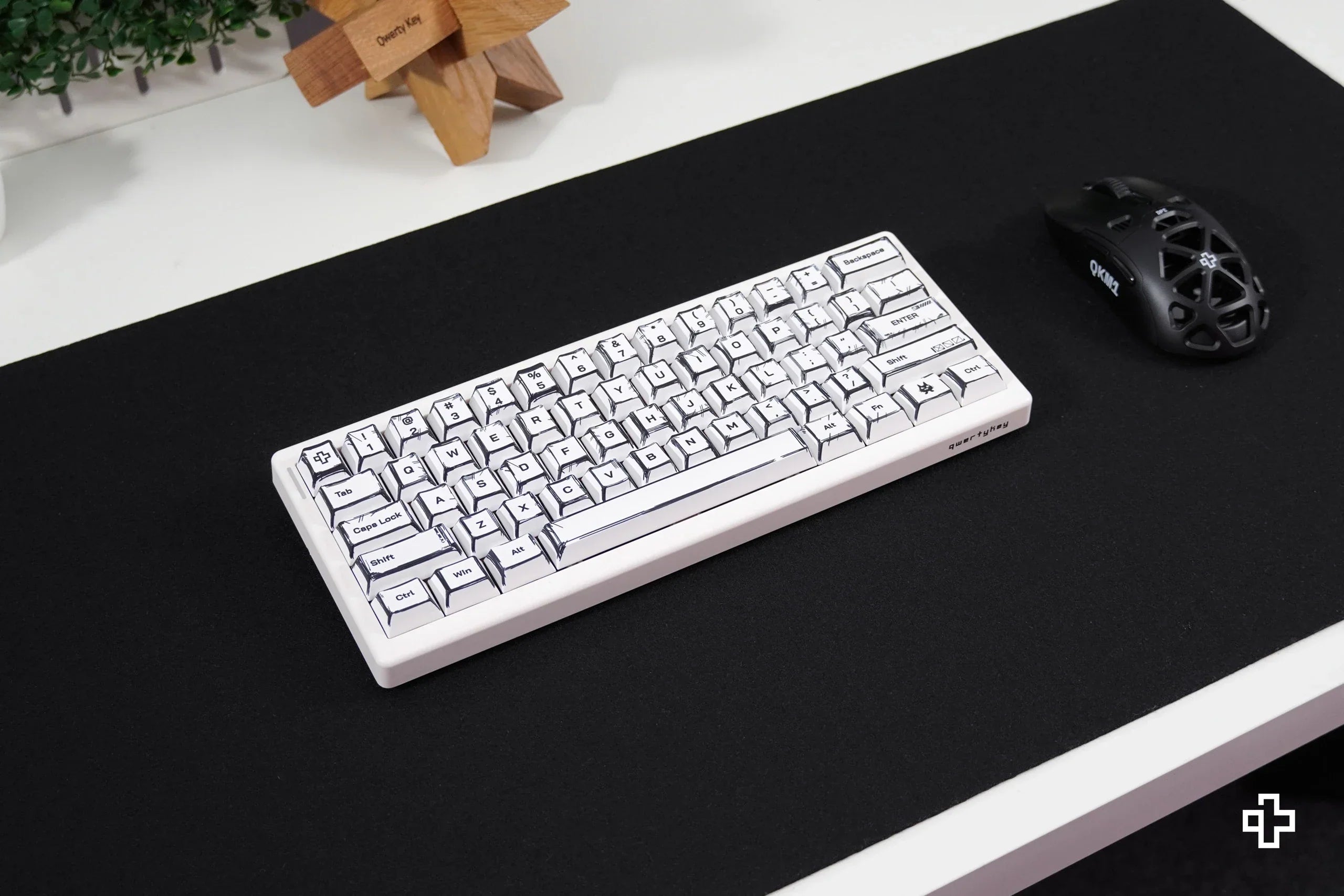 Zestaw keycapów QwertyKey Manga profil Cherry materiał PBT