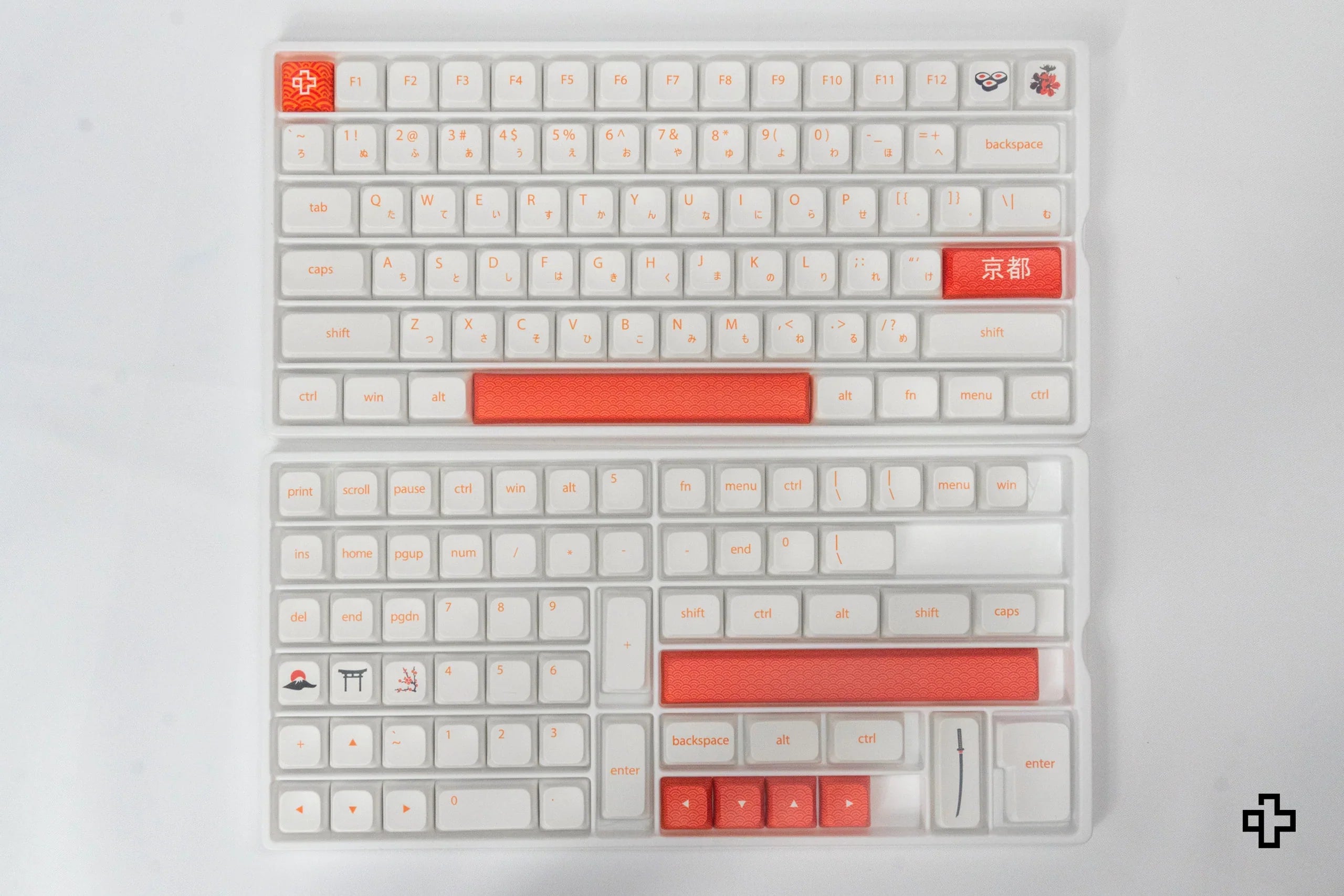 Zestaw keycapów QwertyKey Kyoto profil XDA materiał PBT