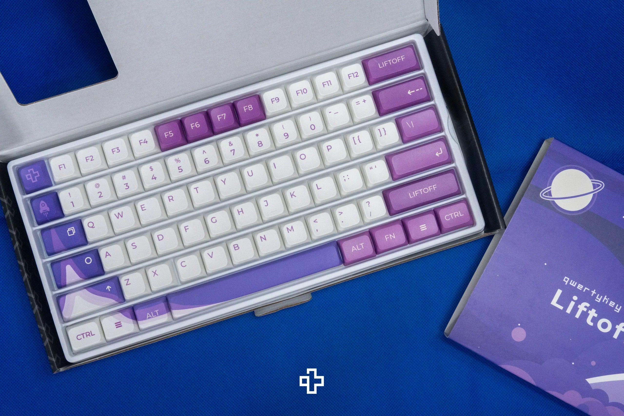 Zestaw keycapów QwertyKey LiftOff profil XDA materiał PBT