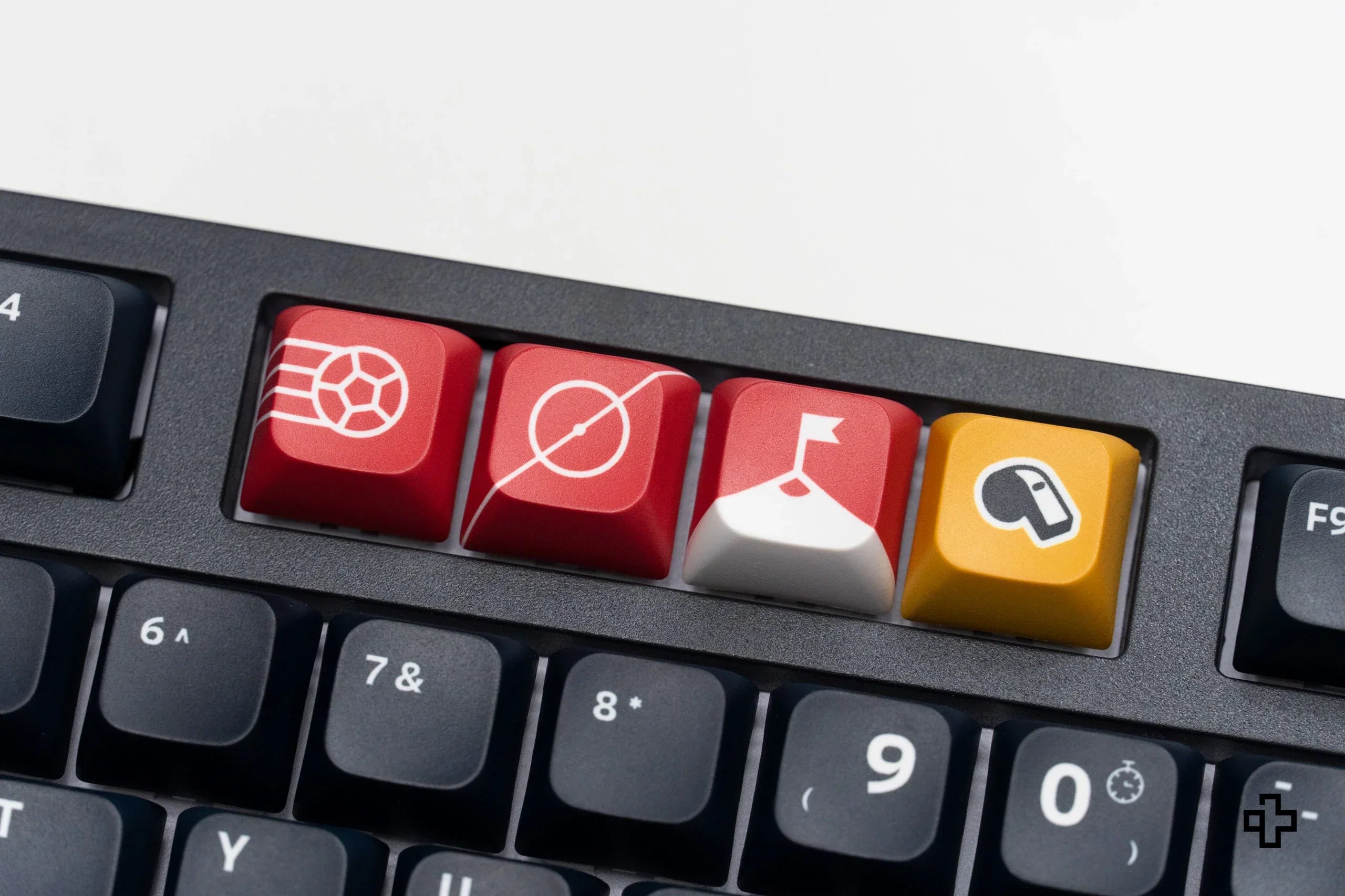Zestaw keycapów QwertyKey Euro 2024 Niemcy profil XDA materiał PBT